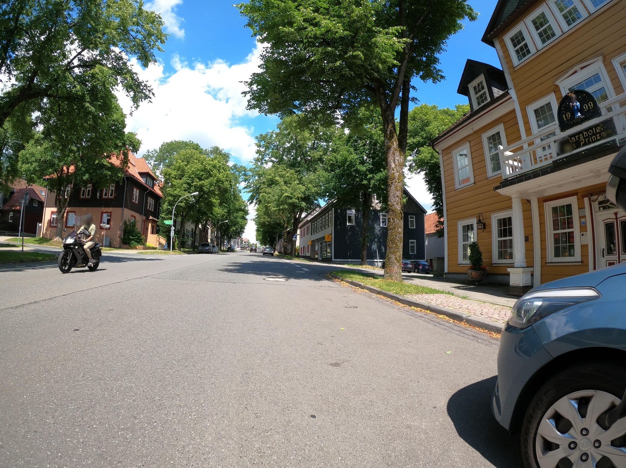 Street view near Harzhotel Zum Prinzen, Clausthal-Zellerfeld — © Langfahrer (CC BY-SA · Mapillary)