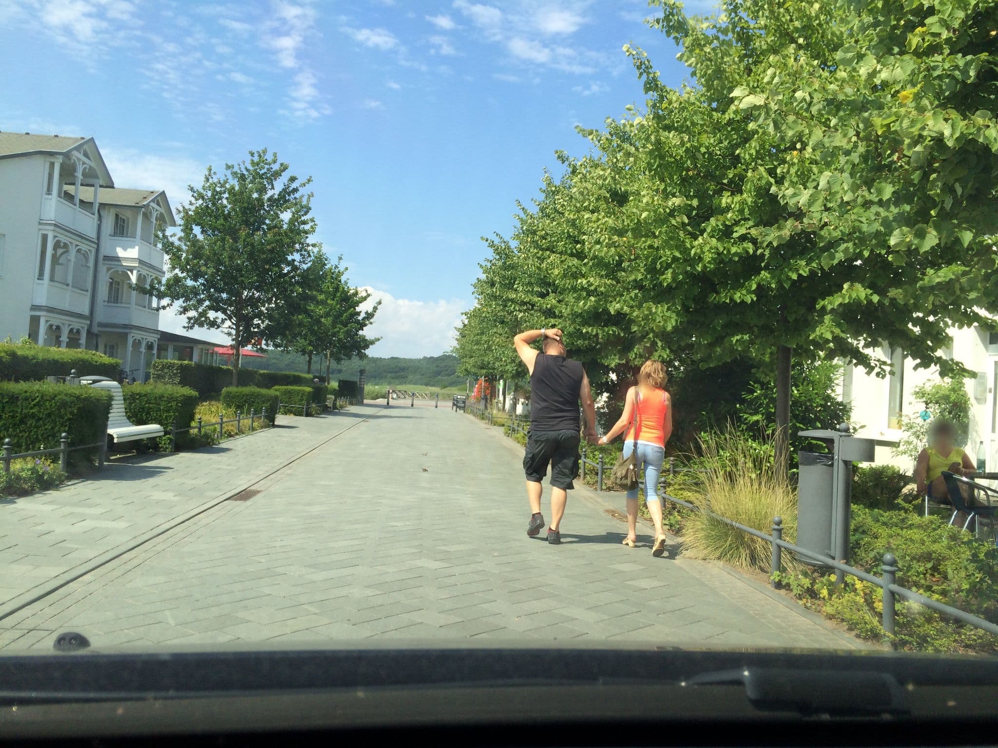 Street view near Haus Frohsinn, Ostseebad Binz