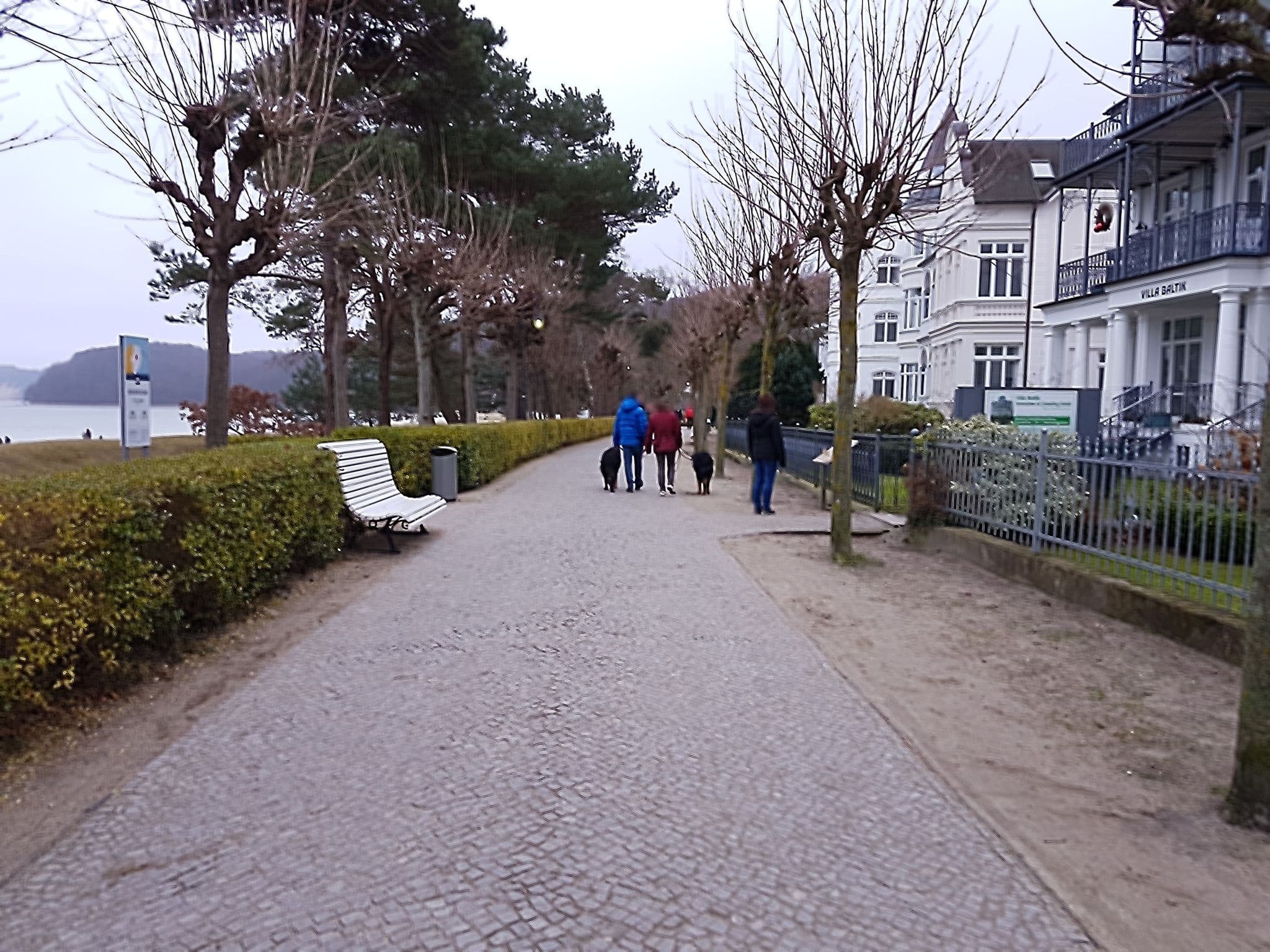 Street view near Villa Baltik, Ostseebad Binz