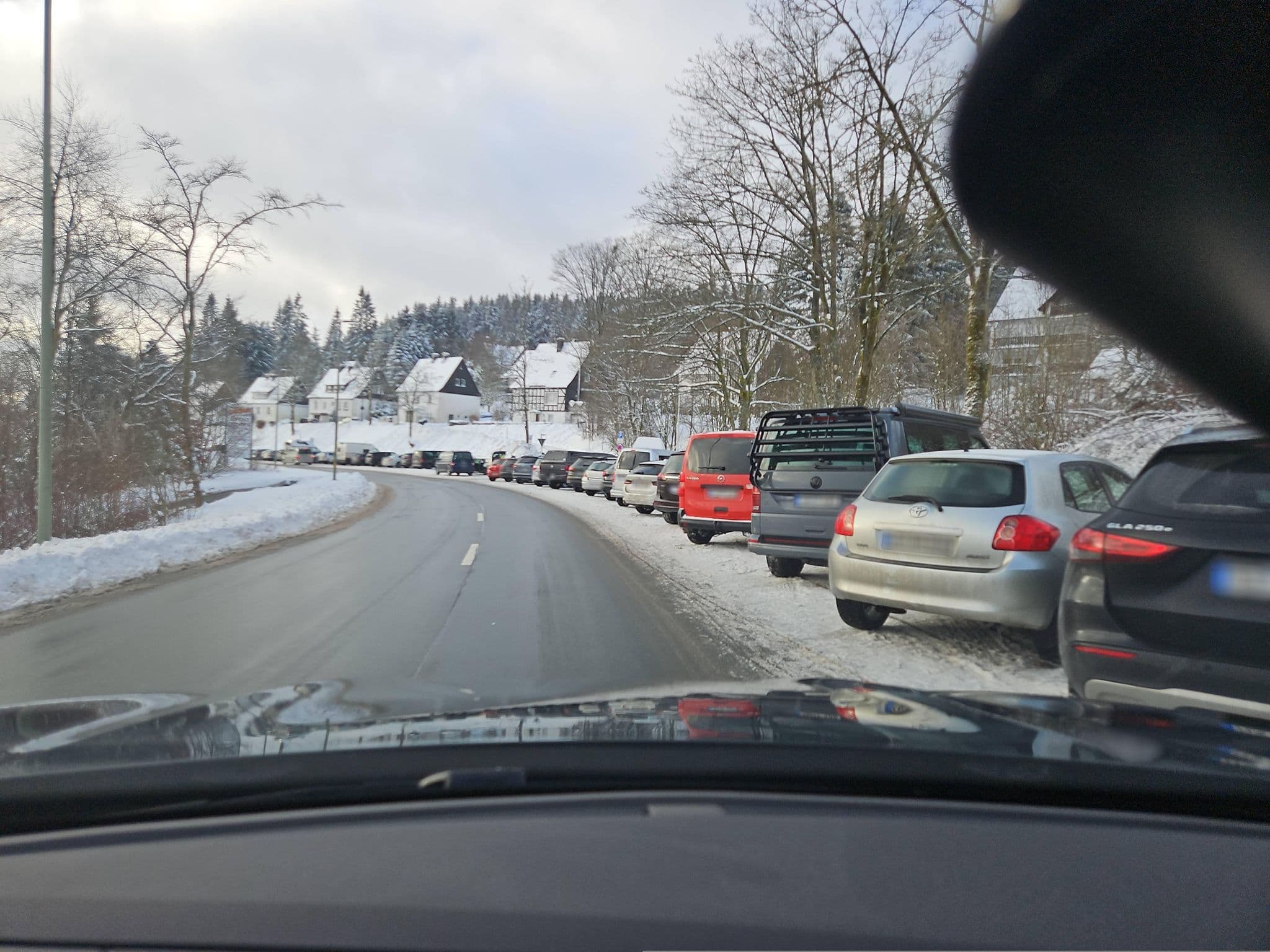 Street view near Hotel Astenstübchen, Winterberg