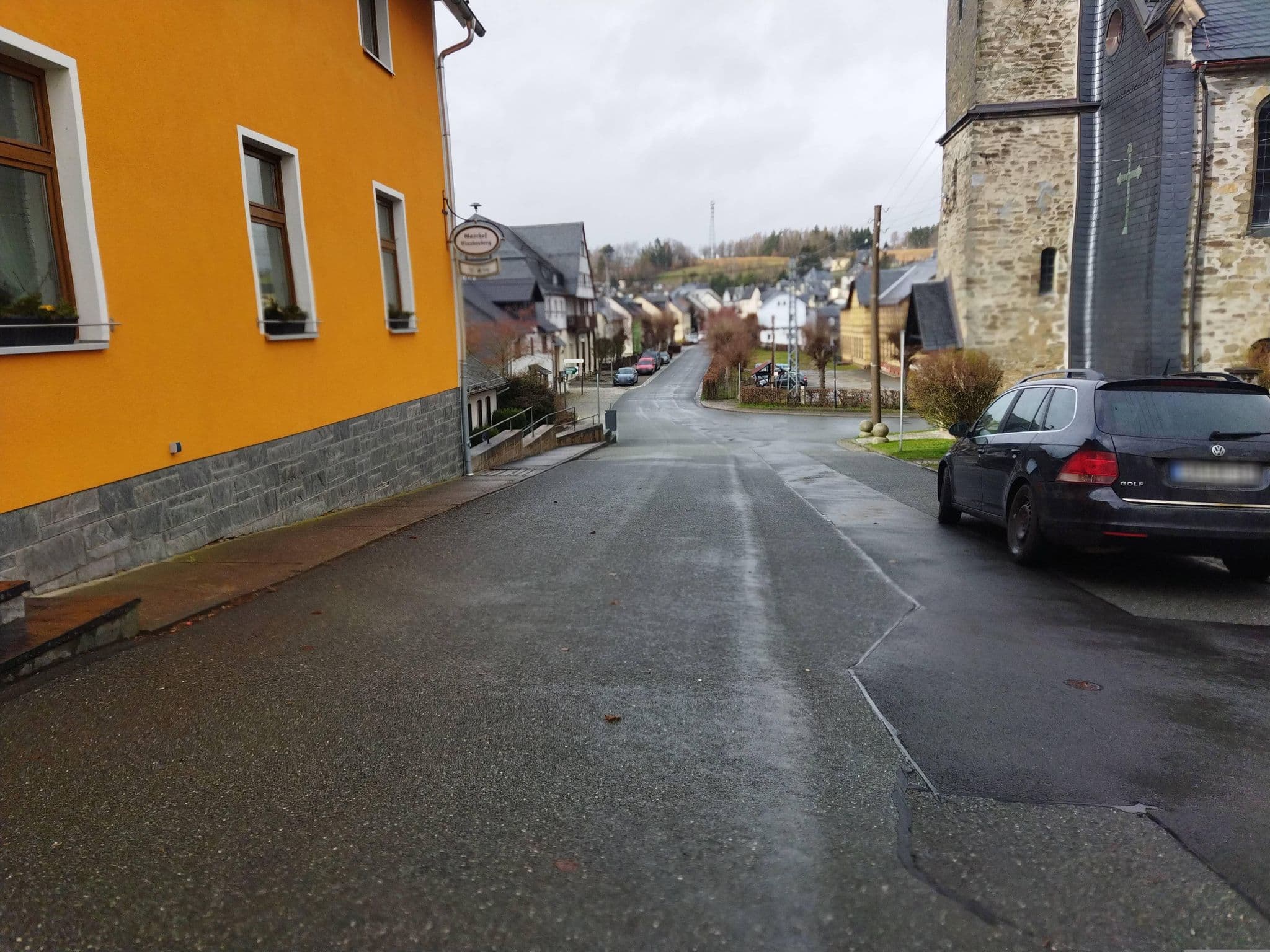 Street view near Gasthof Blankenberg, Bad Steben — © changchun1 (CC BY-SA · Mapillary)