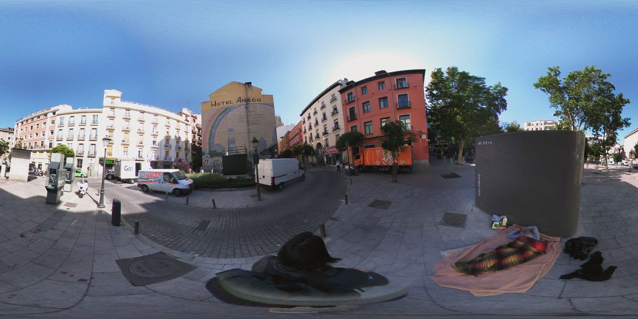 Street view near Hostal Isabel, Madrid Centro
