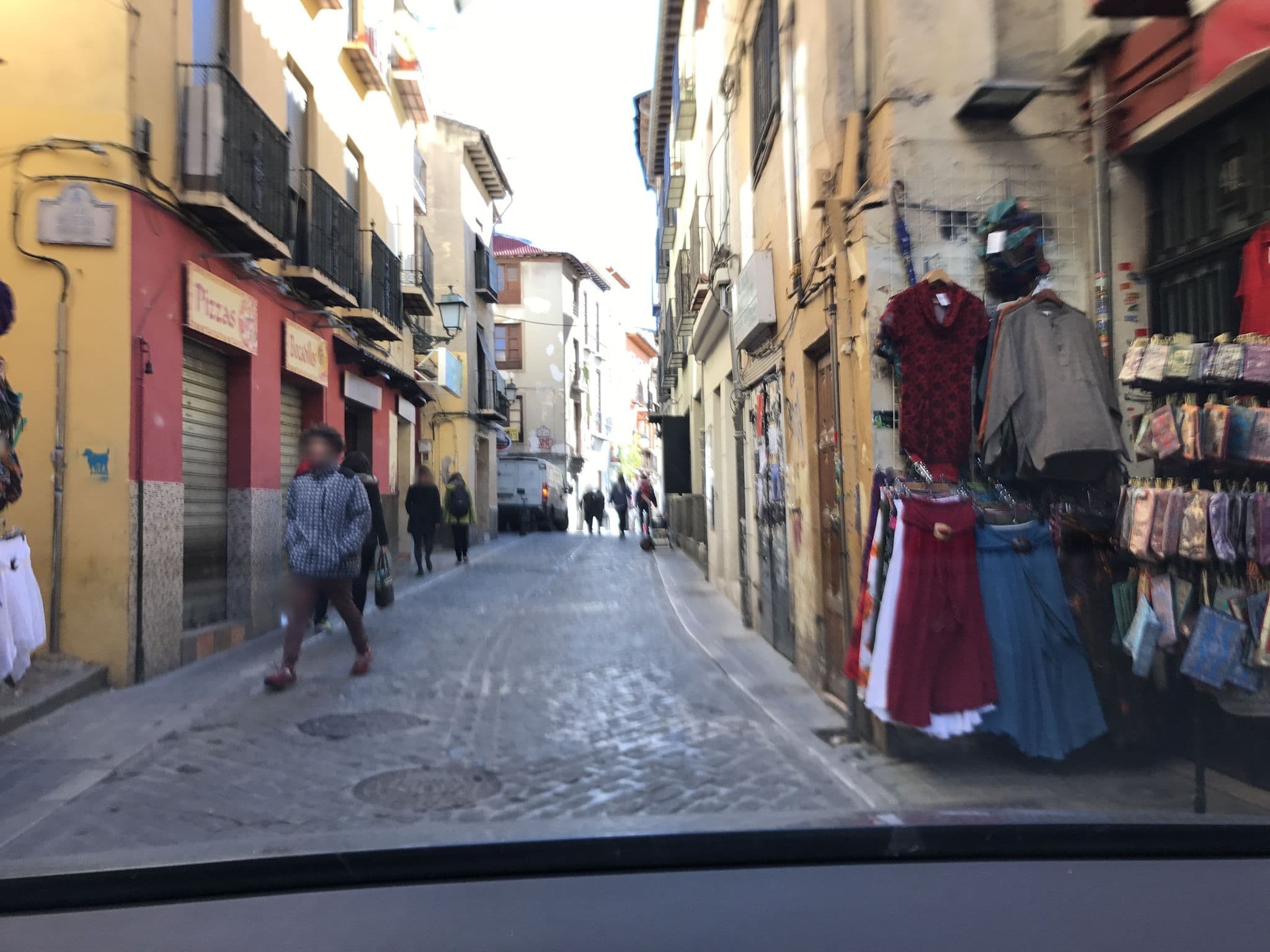 Street view near Pensión Olympia, Granada