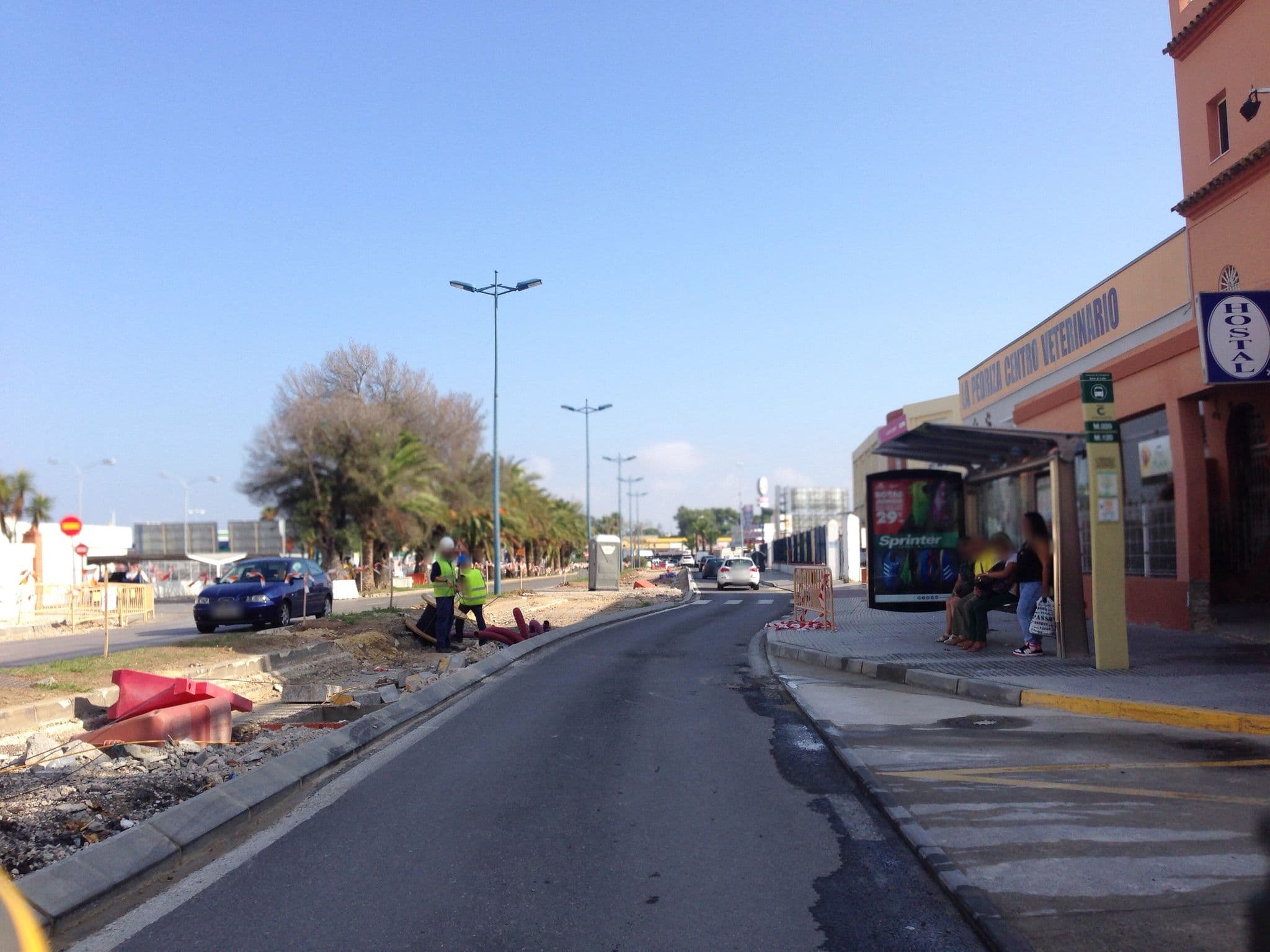 Street view near Nuestra señora del Rosario, Chiclana de la Frontera — © flidolin (CC BY-SA · Mapillary)