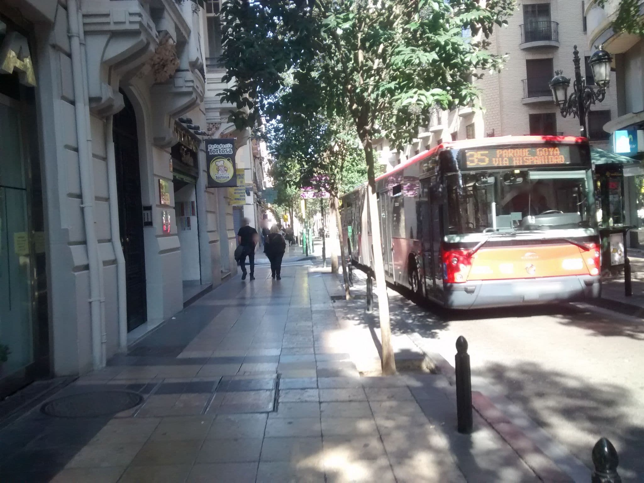 Street view near San Jorge, Zaragoza — © msevilla00 (CC BY-SA · Mapillary)