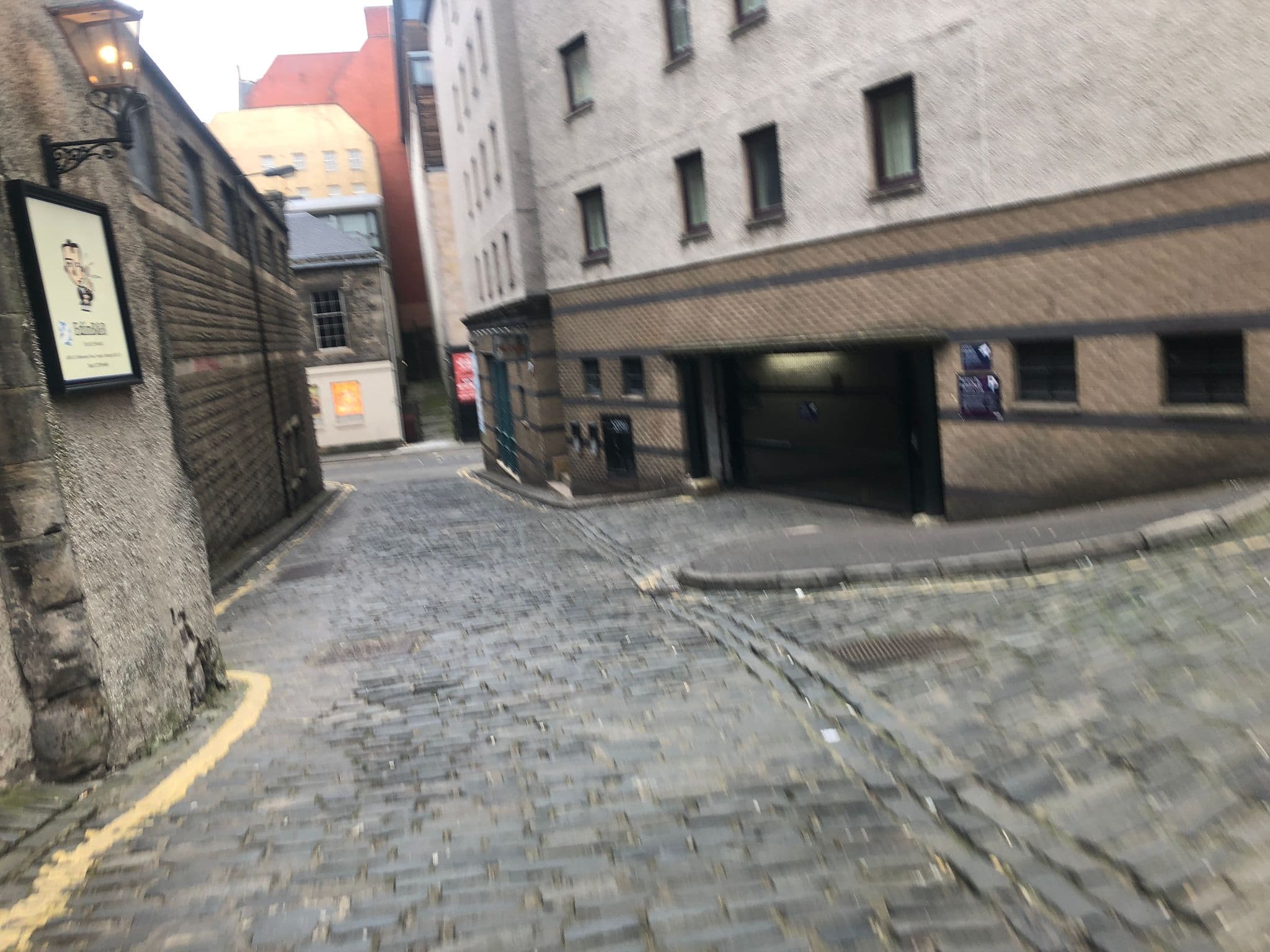 Street view near Edinburgh Metro, Edinburgh
