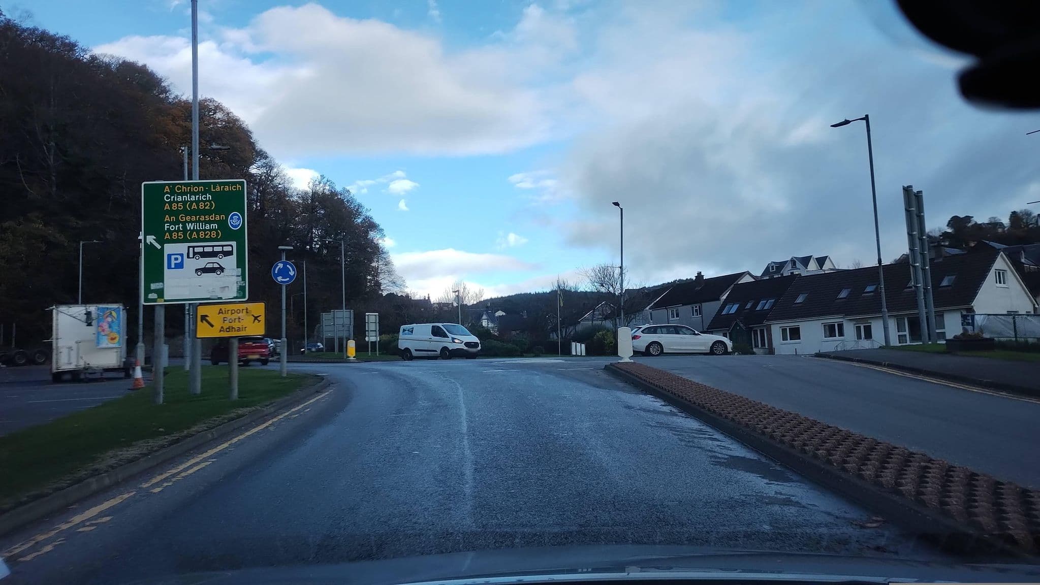 Street view near Sutherland House, Oban