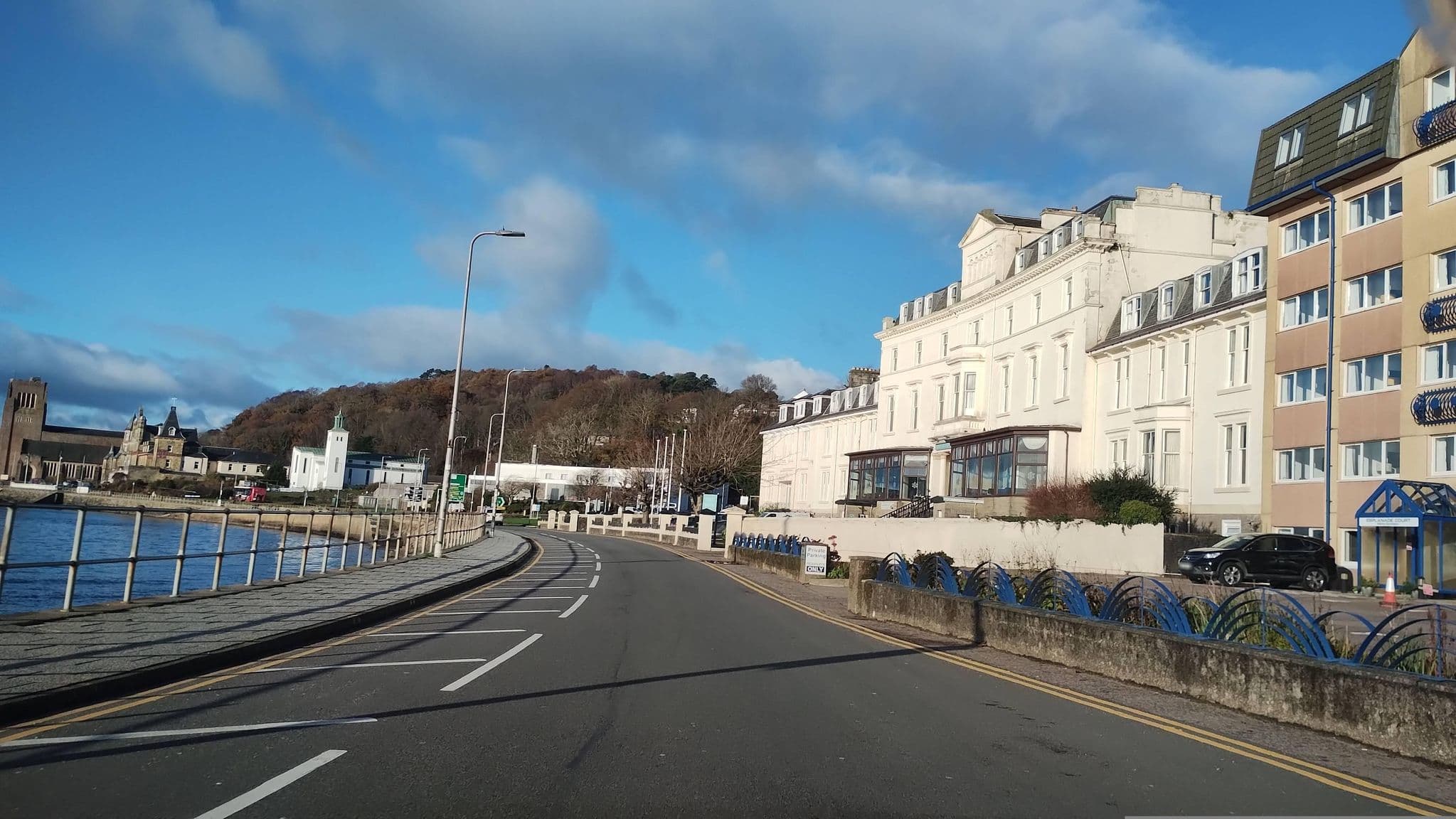 Street view near Esplanade Court, Oban