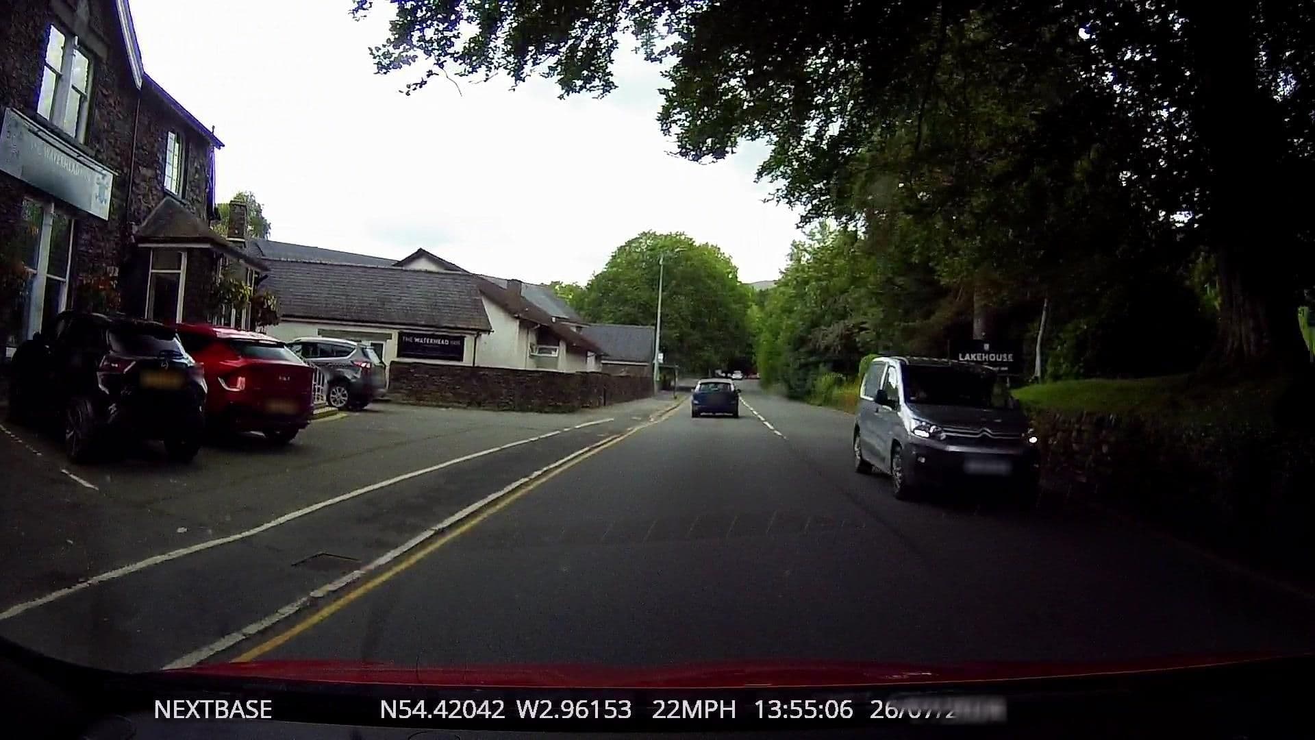 Street view near Waterhead Hotel, Ambleside