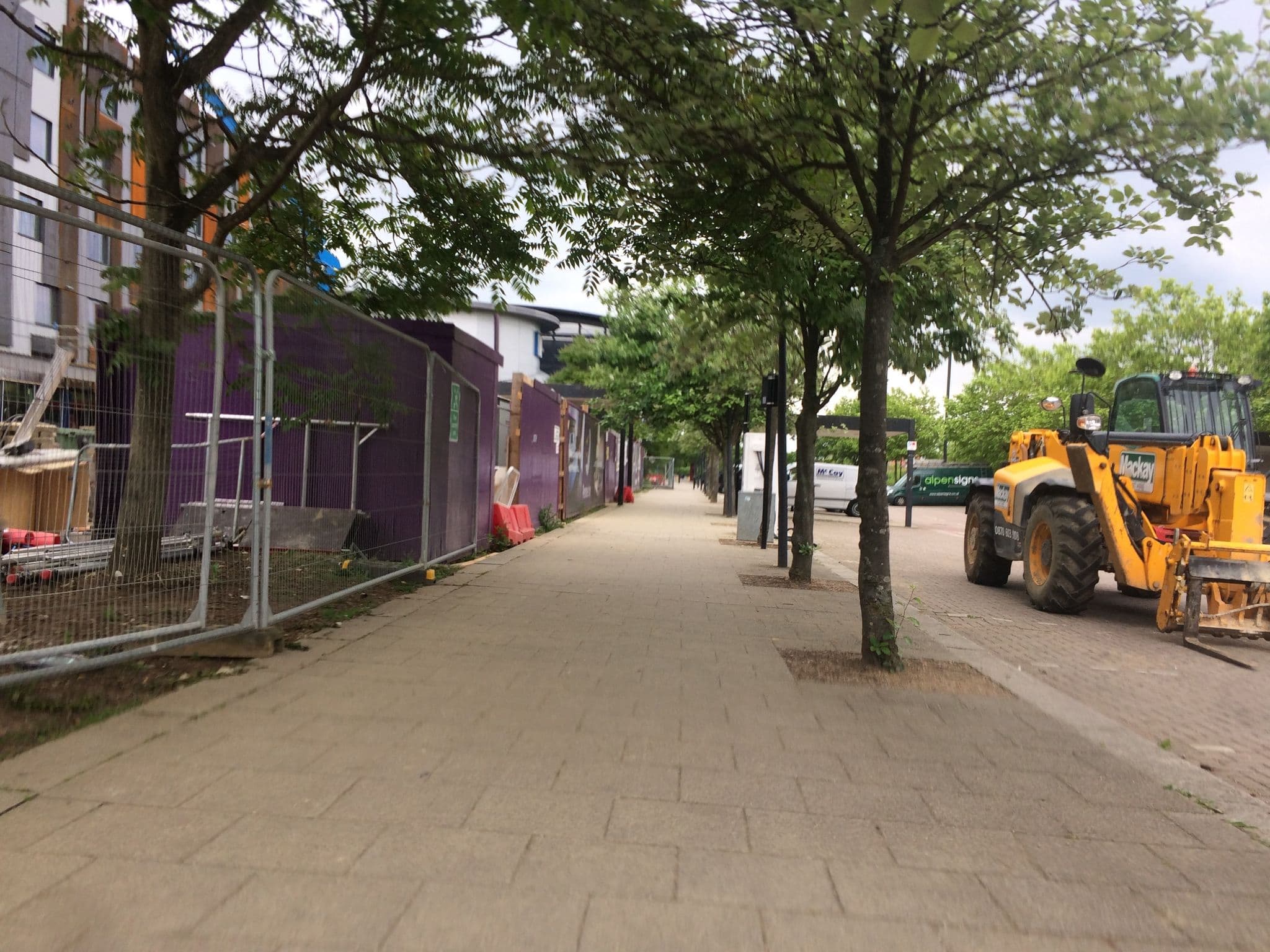 Street view near Premier Inn, Milton Keynes — © sbrewerton (CC BY-SA · Mapillary)