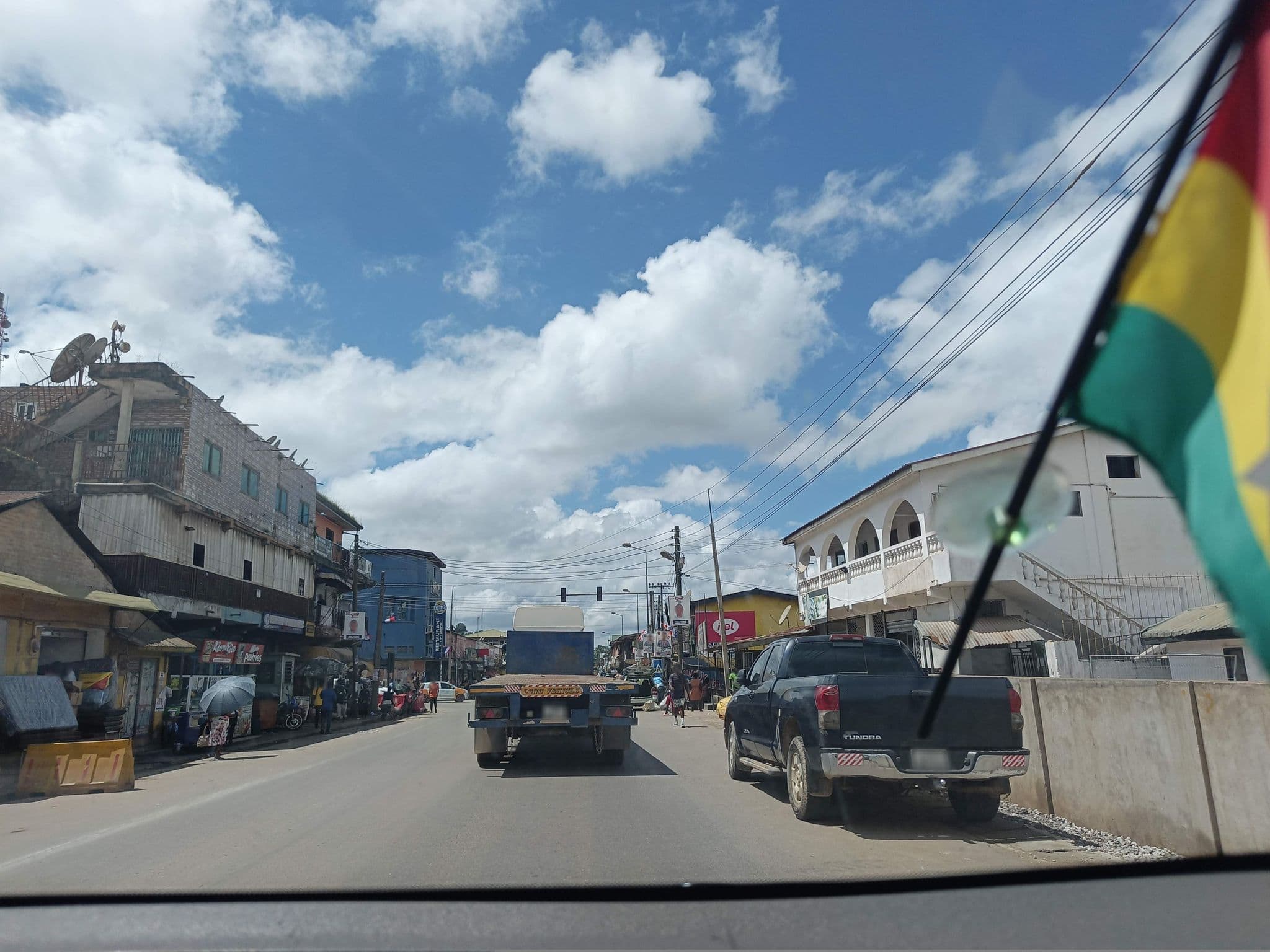 Street view near Trinity Hotel & Restaurant, Tarkwa — © RabiatuHijabGirl1 (CC BY-SA · Mapillary)