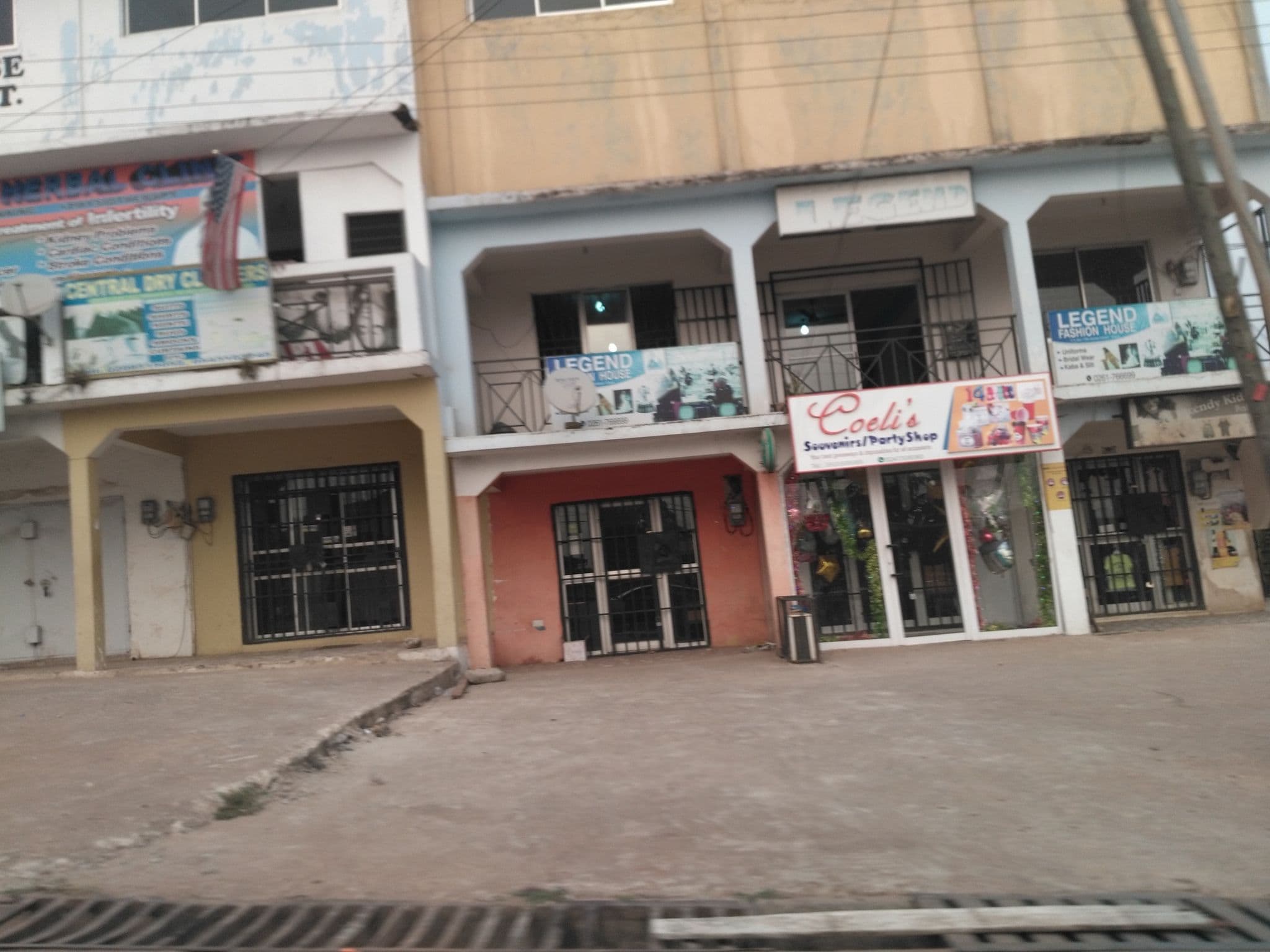 Street view near BD Hostel, Kumasi