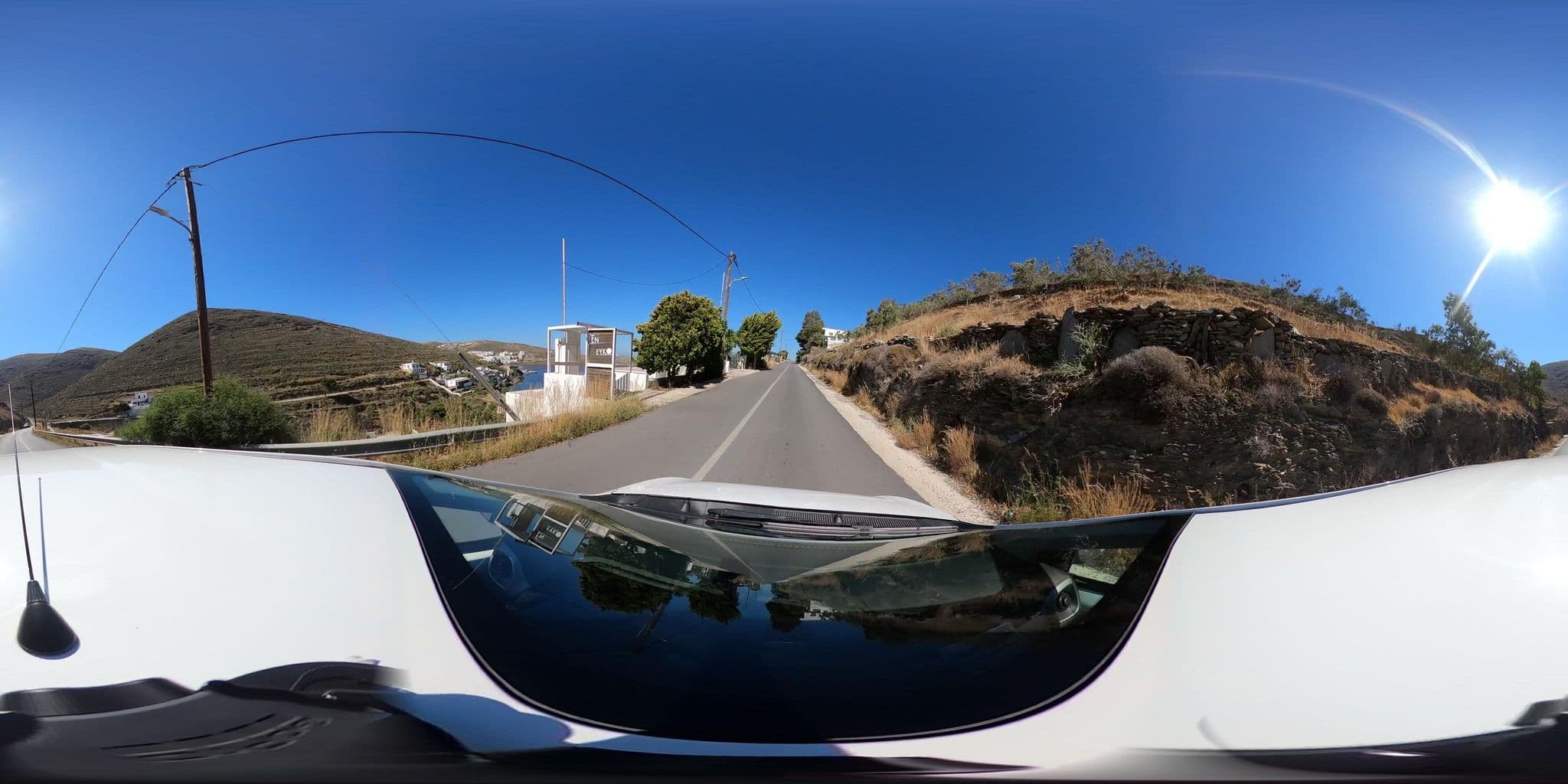 Street view near En Lefko Kythnos, Lávrio — © katagrafes (CC BY-SA · Mapillary)