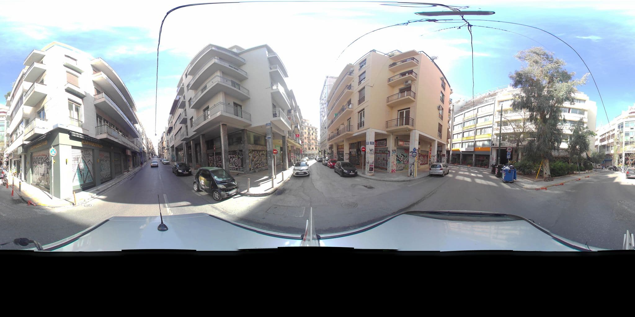Street view near SpotApart, Athens