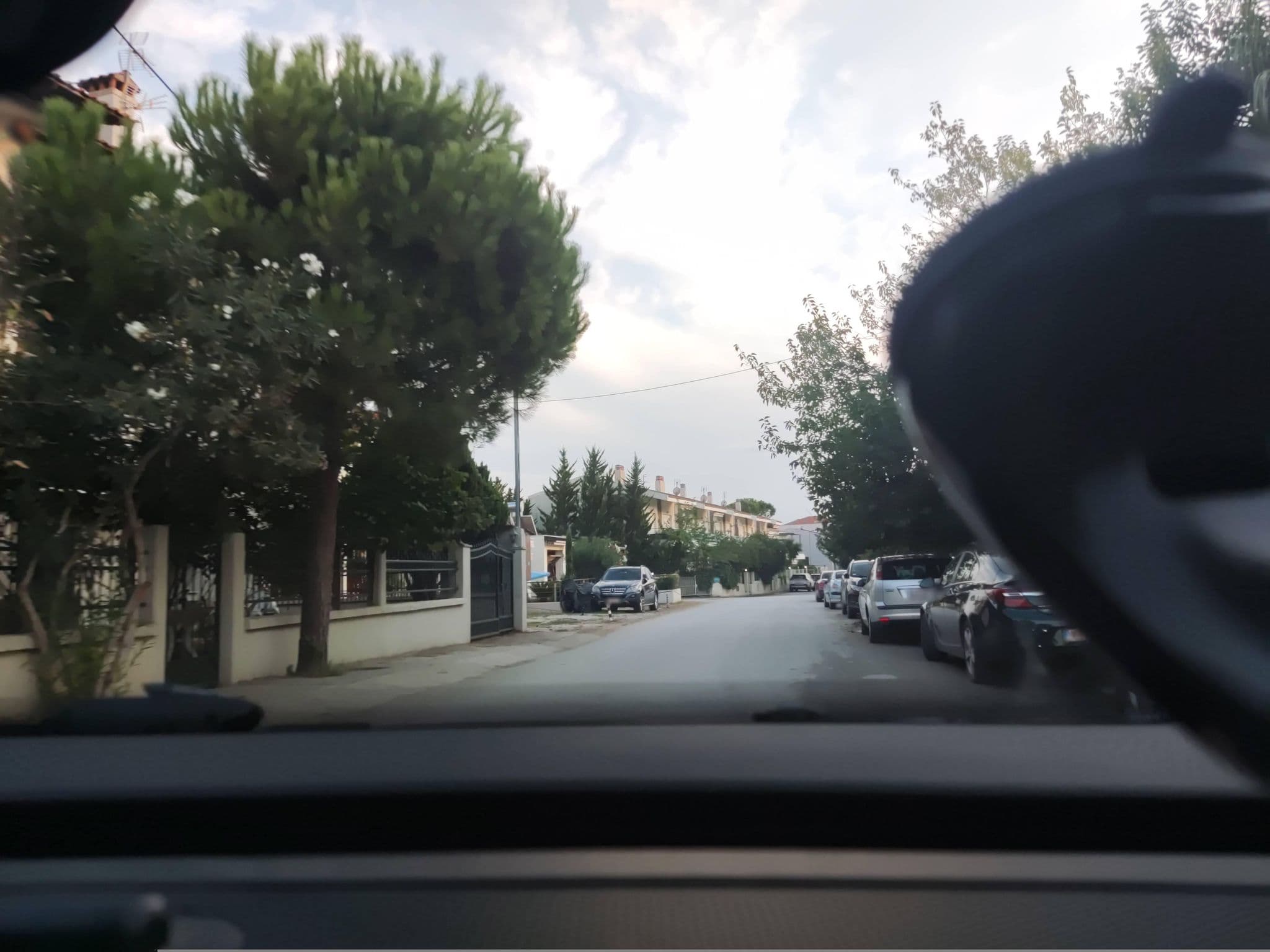 Street view near Villa Armonia, Níkiti