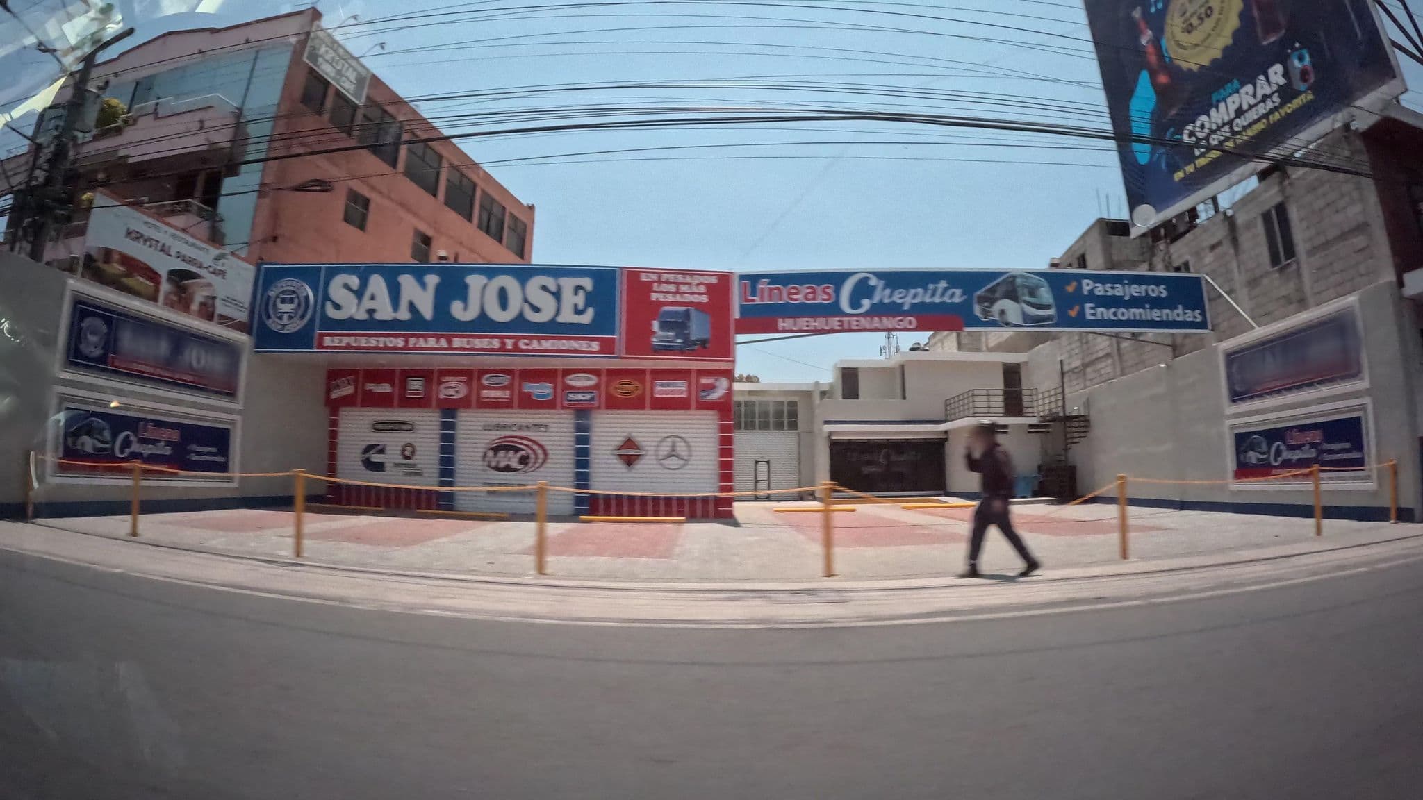 Street view near Hotel y Restaurant Kristal, Huehuetenango — © jaas (CC BY-SA · Mapillary)
