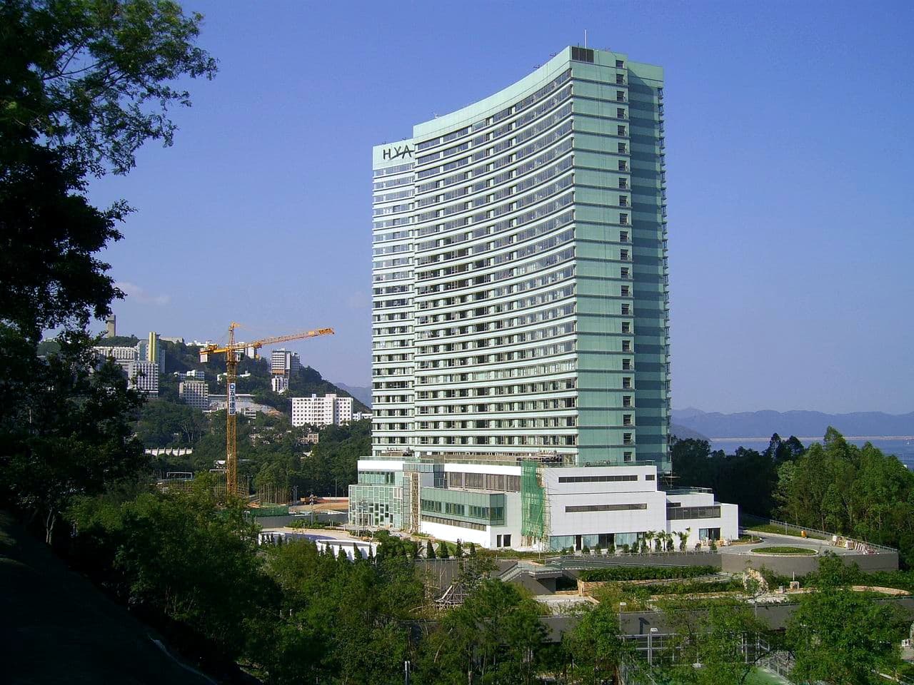 香港沙田凱悅酒店 Hyatt Regency Hong Kong, Sha Tin (via Wikimedia Commons, CC BY-SA 3.0)