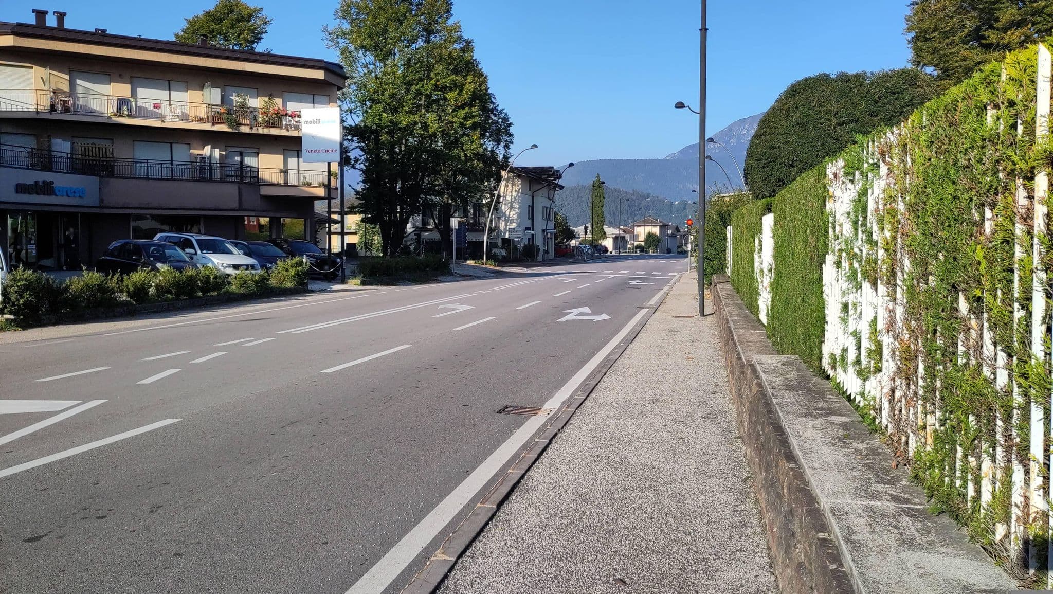 Street view near Hotel Daniela, Levico Terme — © marcuscalabresus (CC BY-SA · Mapillary)