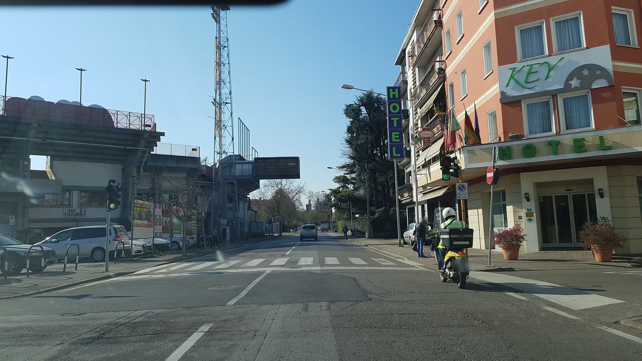 Street view near Key Hotel, Vicenza — © lucamenini (CC BY-SA · Mapillary)