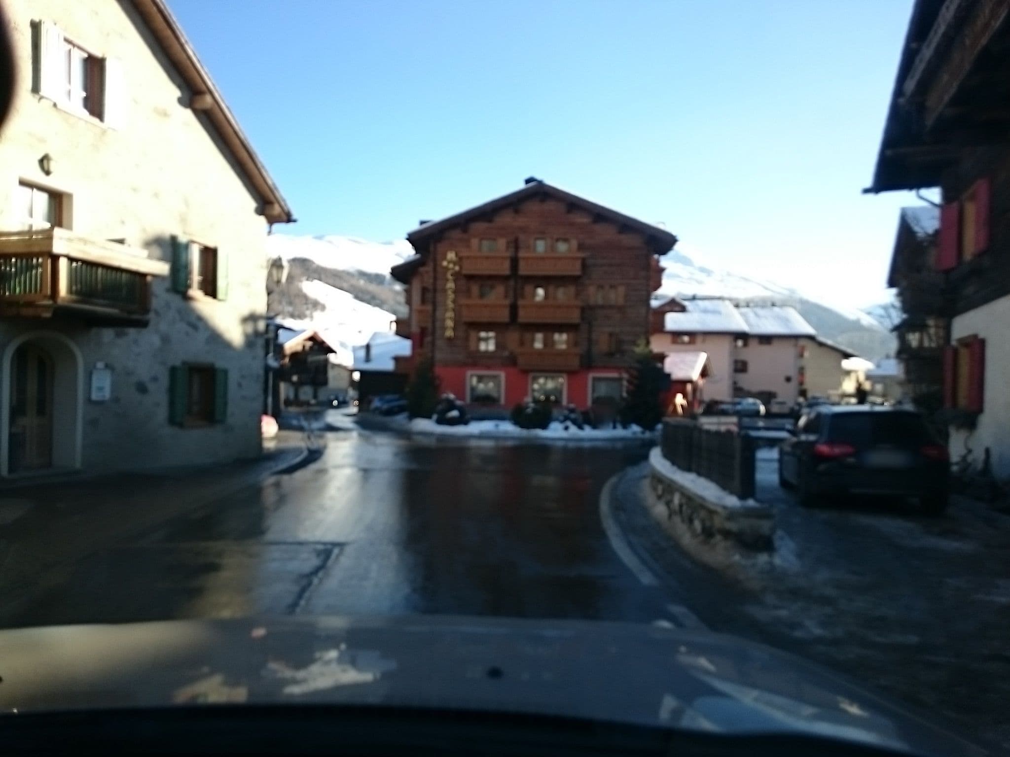 Street view near Residence Gipeto, Livigno