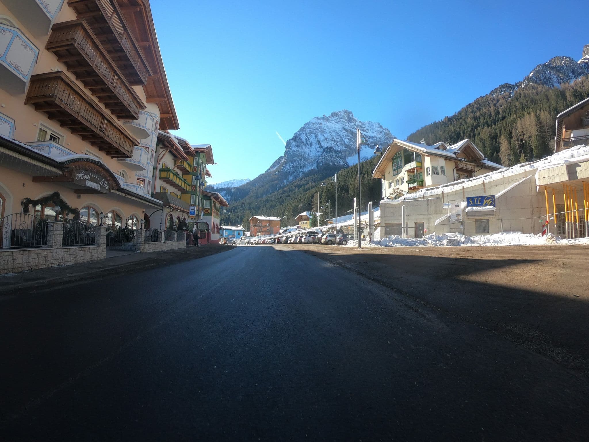 Street view near Albergo Alpino Al Cavalletto, Canazei