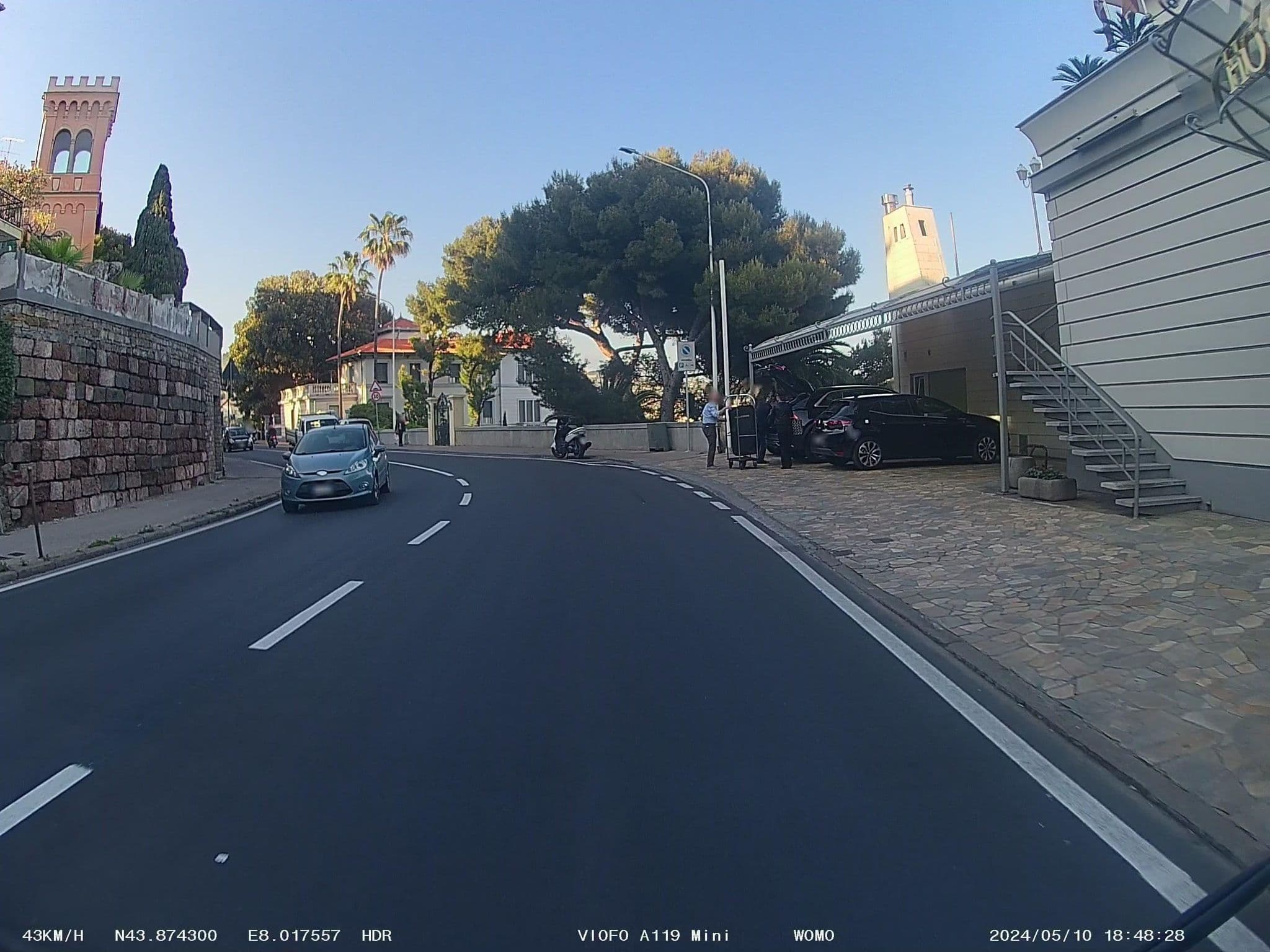 Street view near Hotel Corallo, Imperia — © soulcover (CC BY-SA · Mapillary)