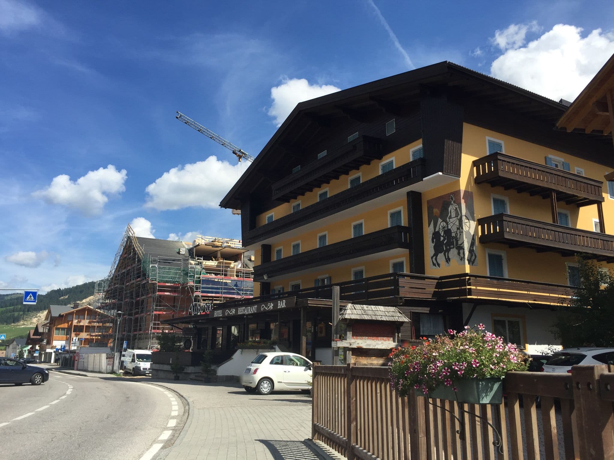 Street view near Pension Astro, La Valle - Wengen
