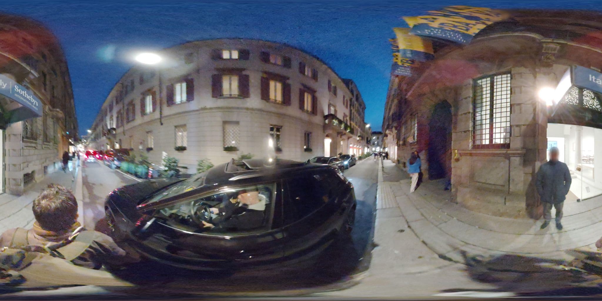 Street view near Four Seasons, Brera