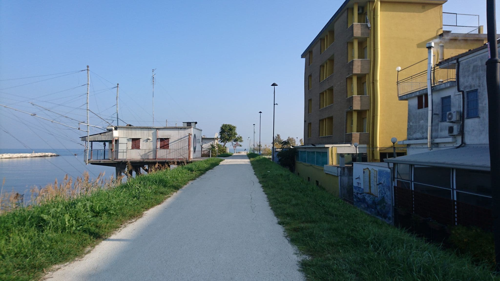 Street view near Villa Maris, Rimini