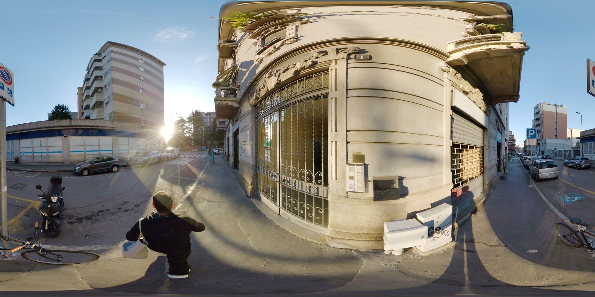 Street view near Hotel Nuovo Metro', Adriano — © mapconcierge (CC BY-SA · Mapillary)