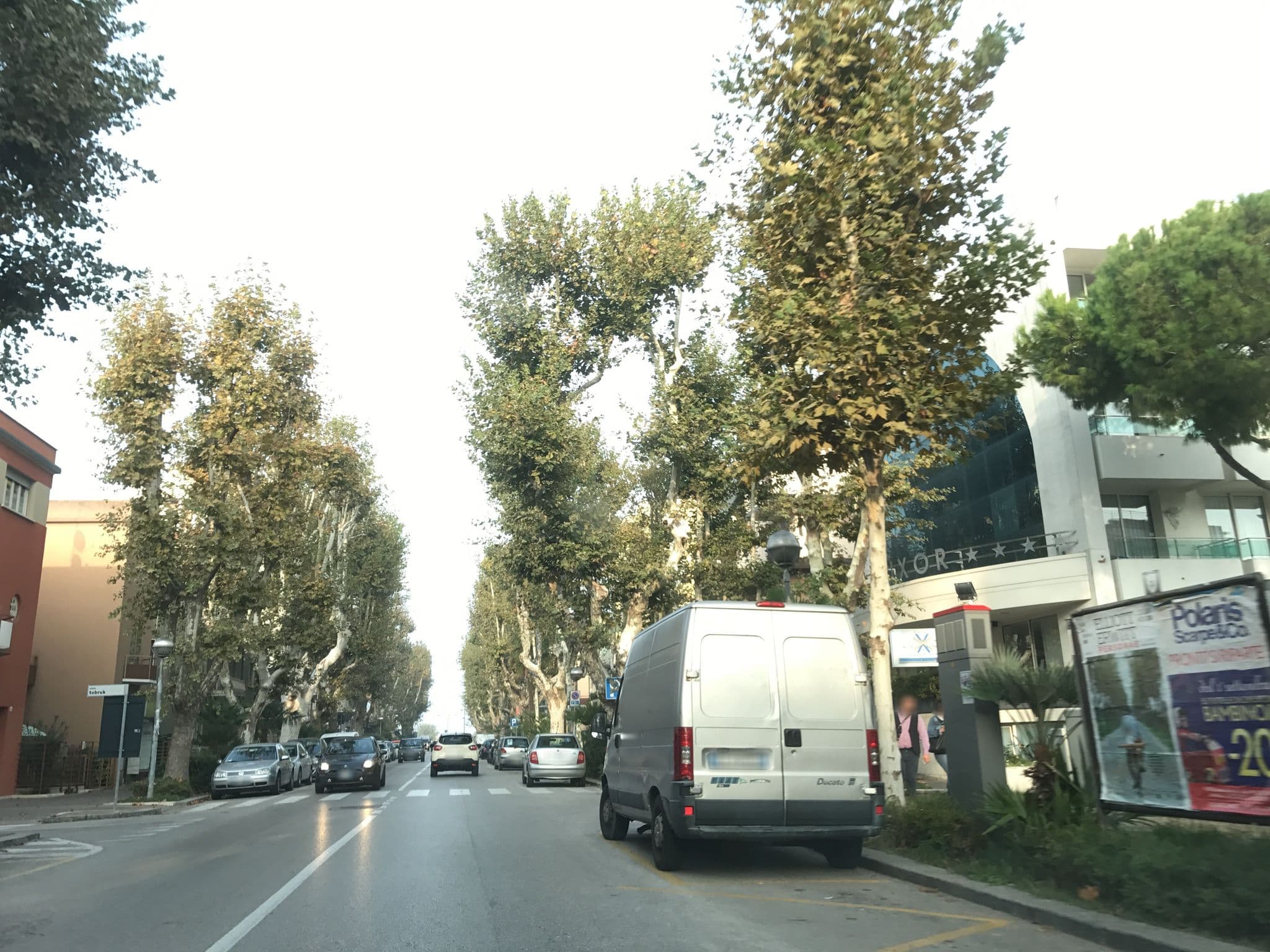 Street view near Verudella, Rimini