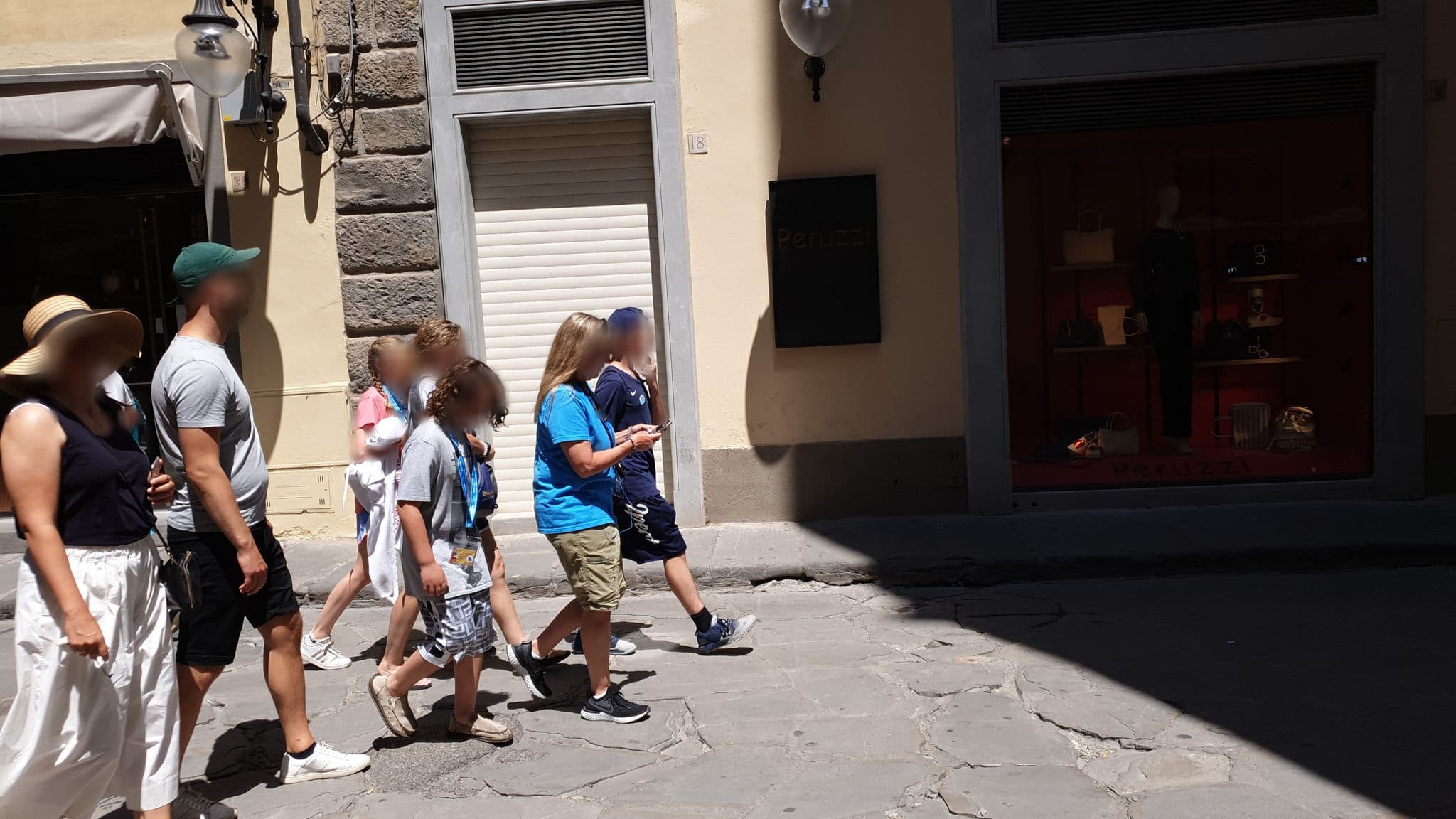 Street view near Hotel Fiorentino, Florence