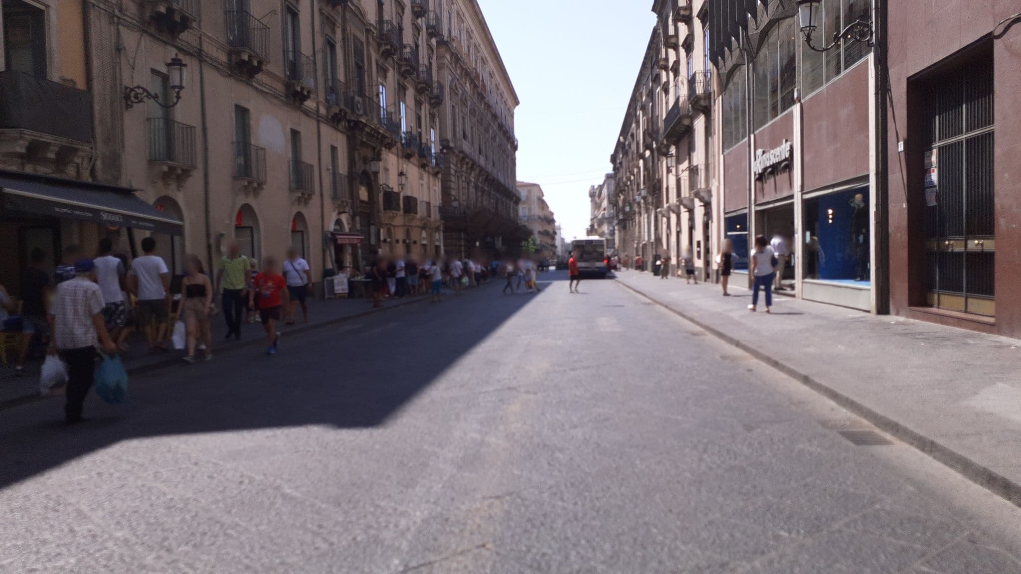 Street view near Massimo Gallery, Catania — © agliatav (CC BY-SA · Mapillary)
