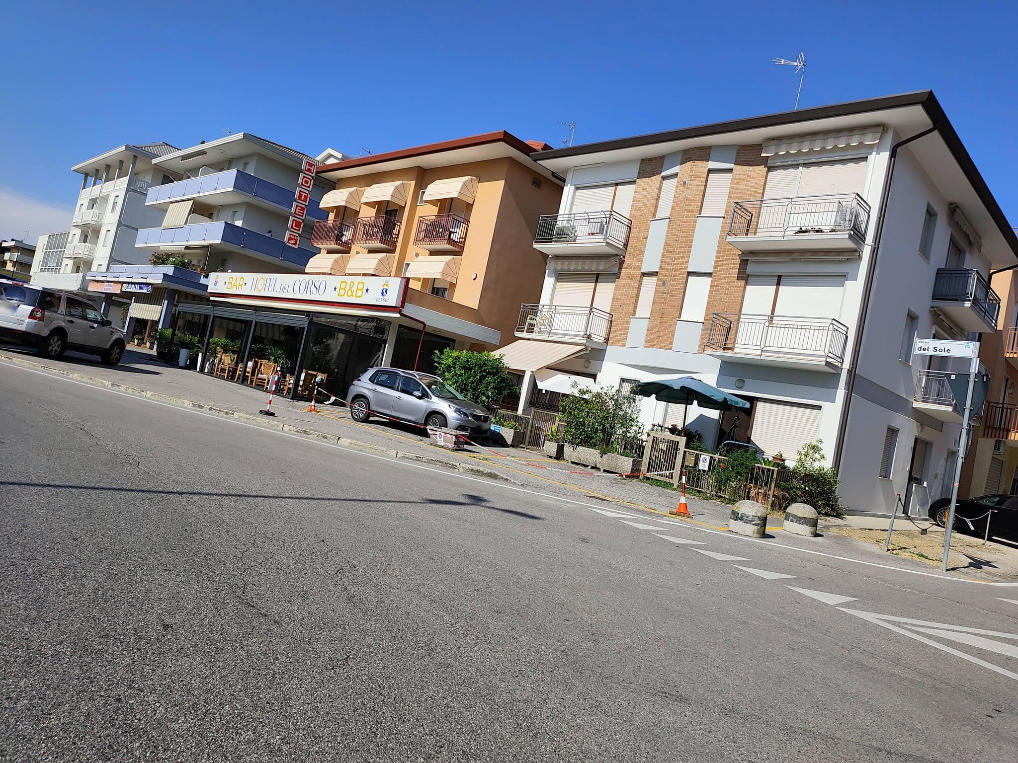 Street view near Del Corso, Bibione