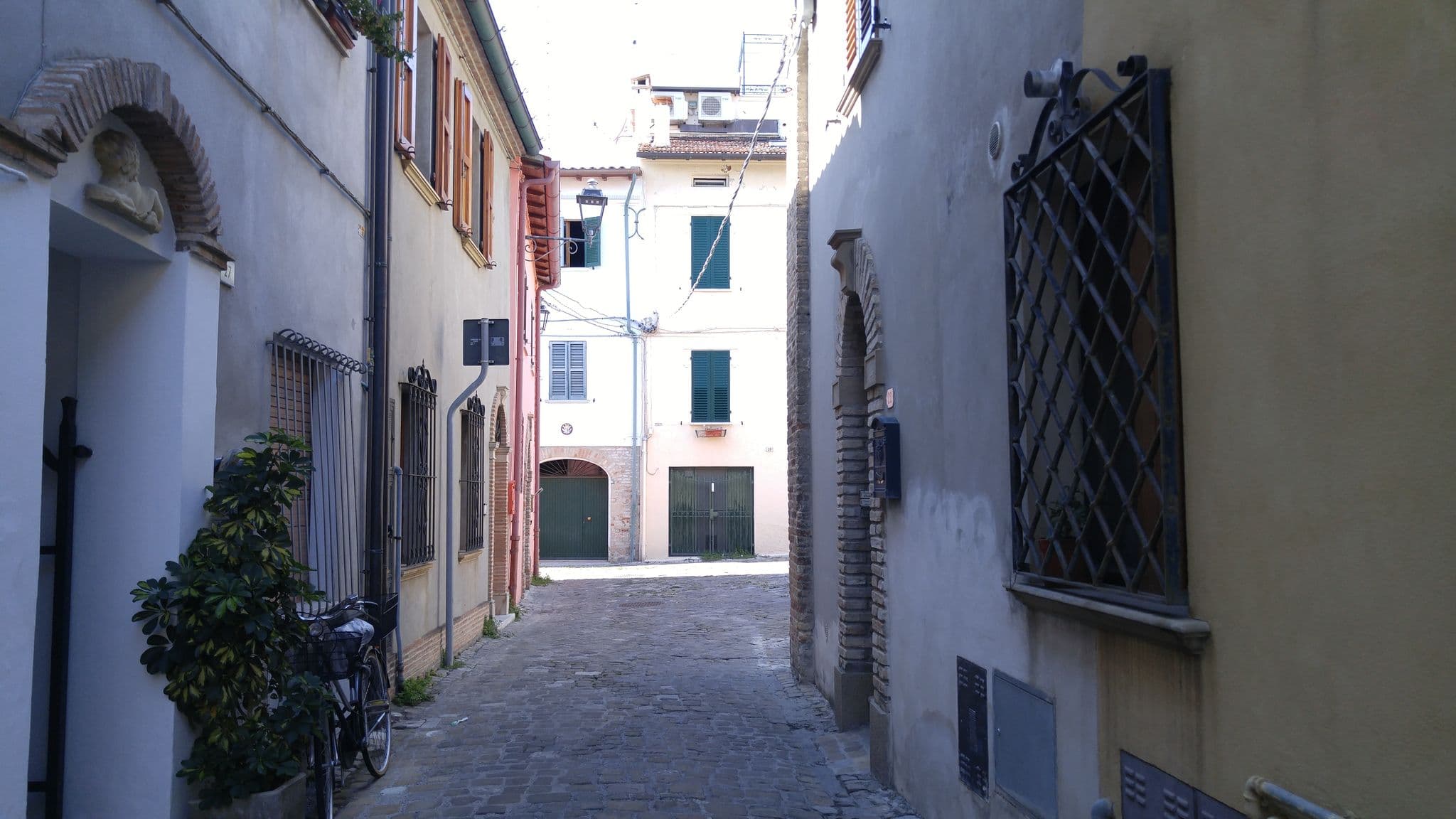 Street view near Borgo Cavour, Fano — © sorcrosc (CC BY-SA · Mapillary)