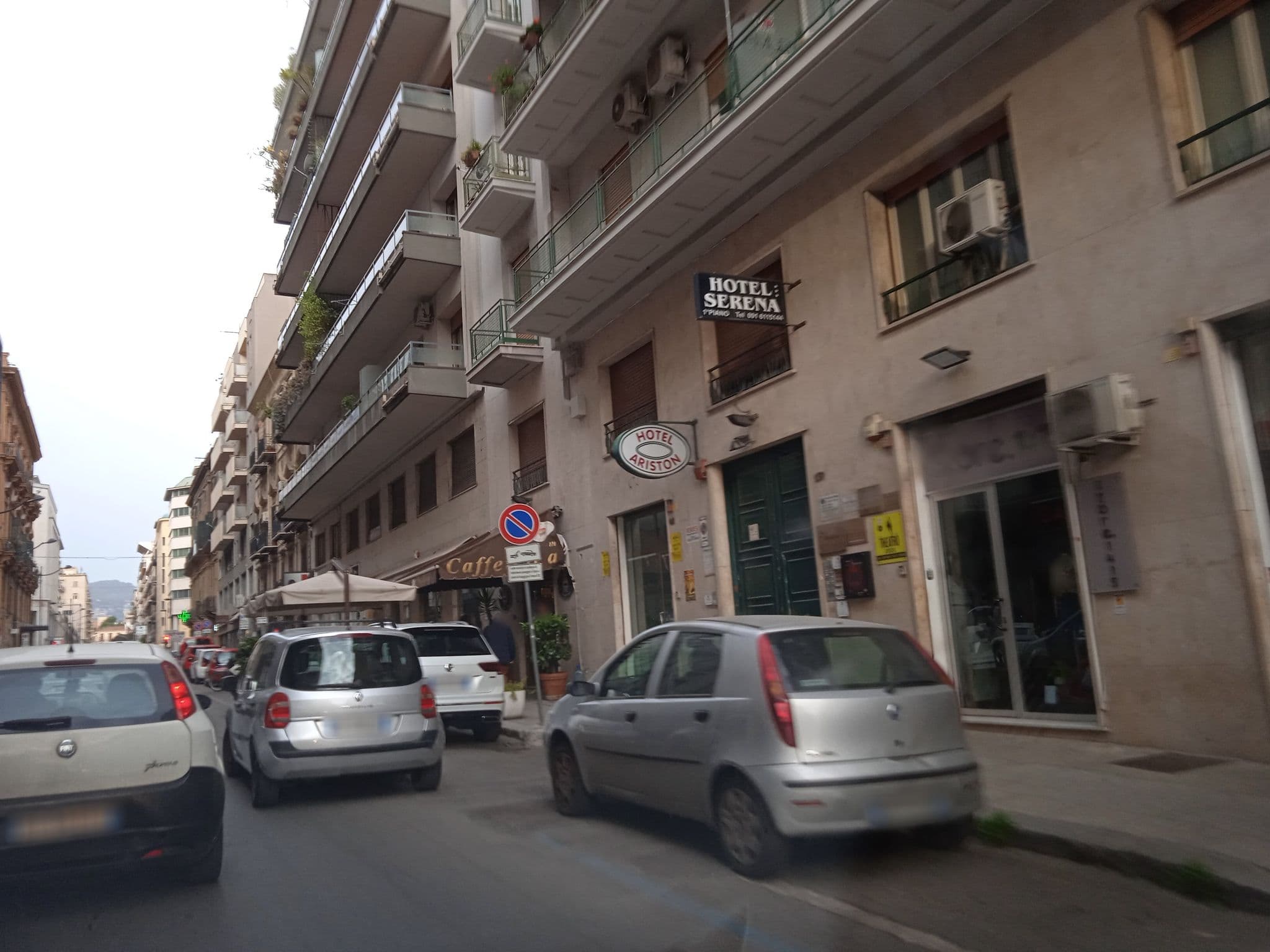 Street view near Alma Hotel, Palermo