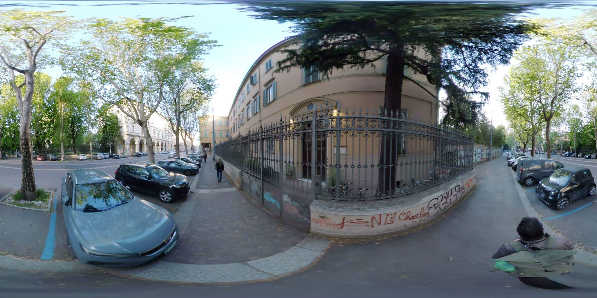 Street view near Convent Palace, Bologna
