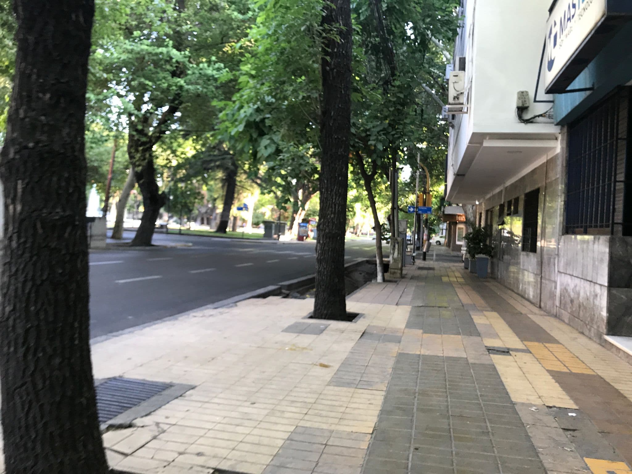 Street view near Hotel Mayo, Mendoza