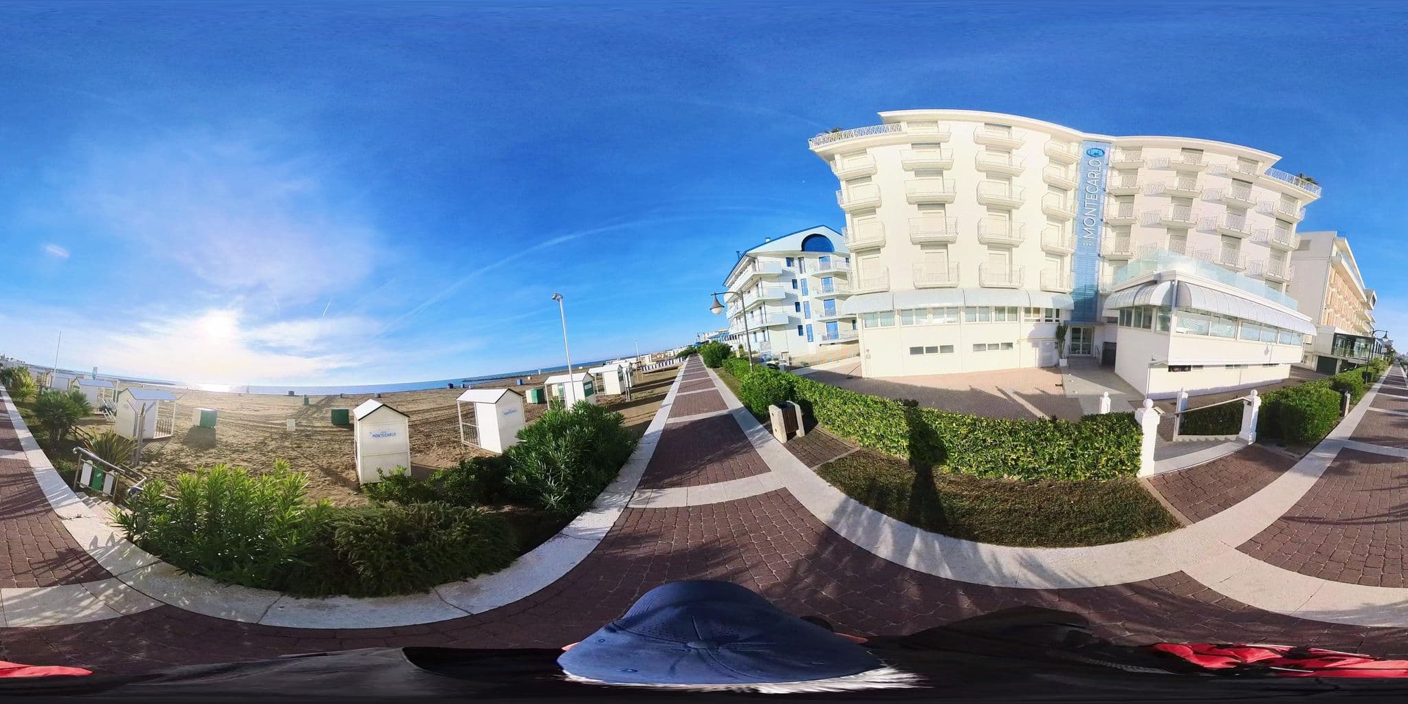 Street view near Hotel Montecarlo, Caorle