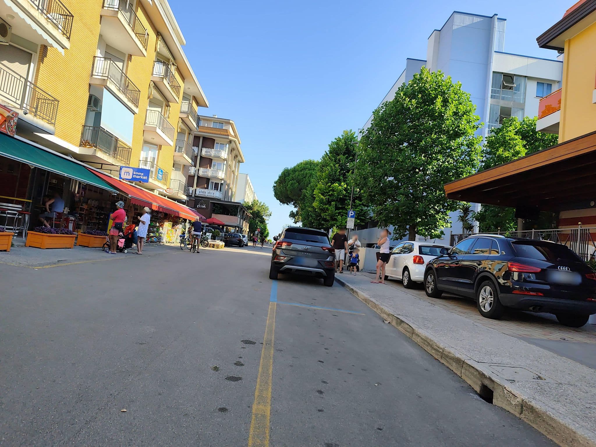 Street view near Villa Angelina, Bibione