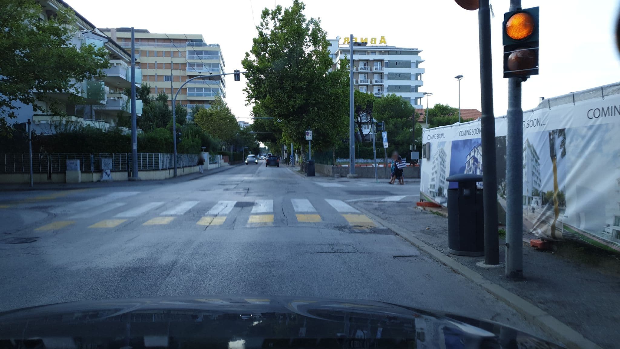 Street view near Promenade, Riccione
