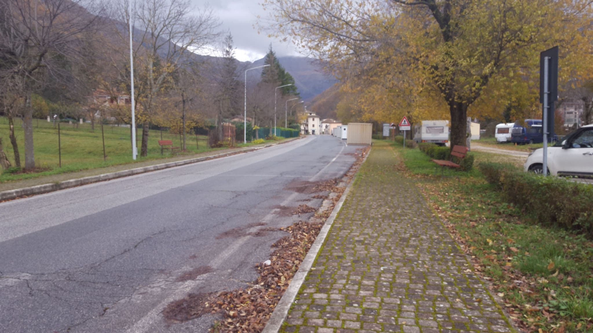 Street view near sosta camper Ussita, Pieve Torina — © saraveg (CC BY-SA · Mapillary)
