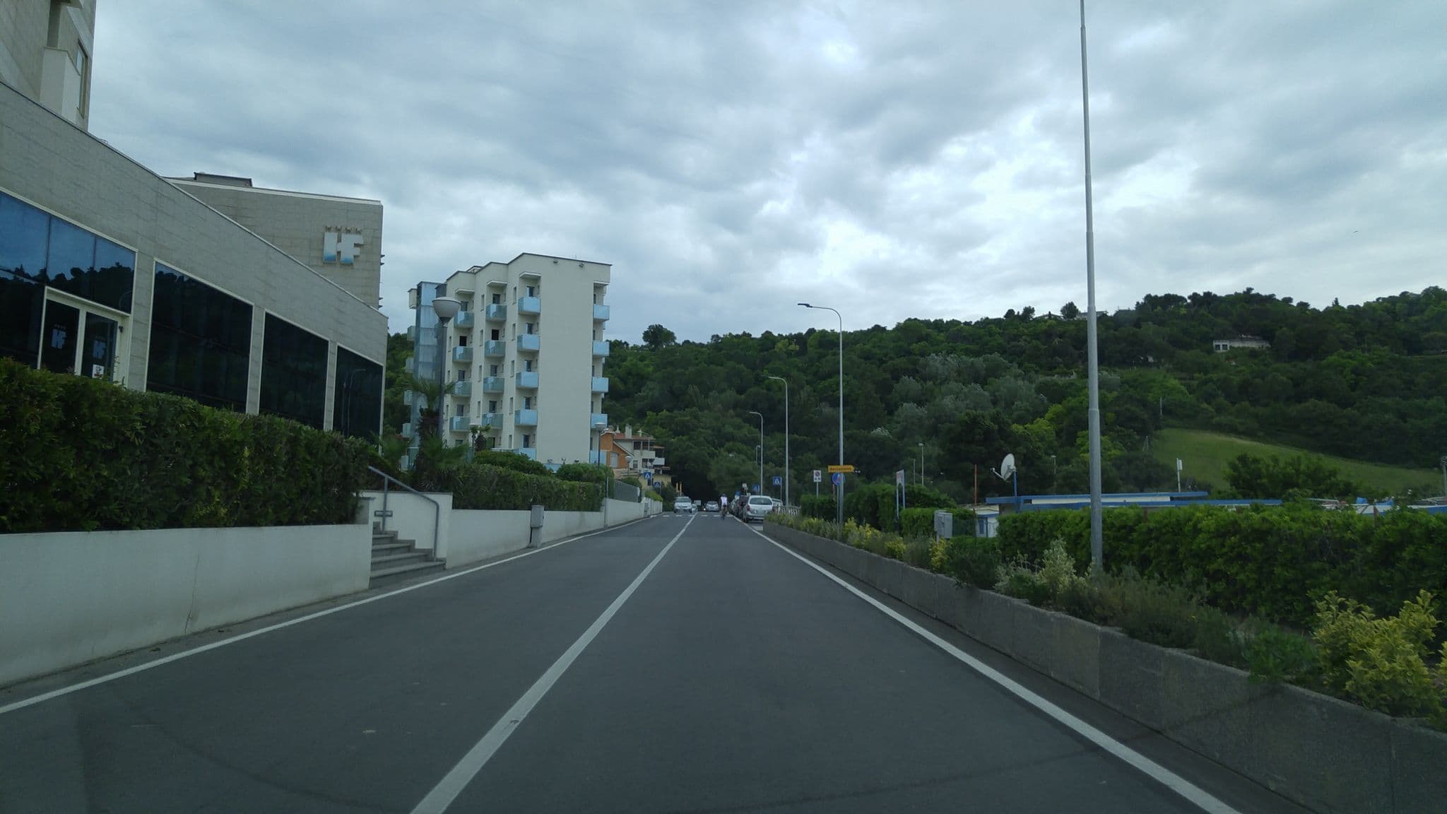 Street view near Hotel Flaminio, Pesaro — © sorcrosc (CC BY-SA · Mapillary)