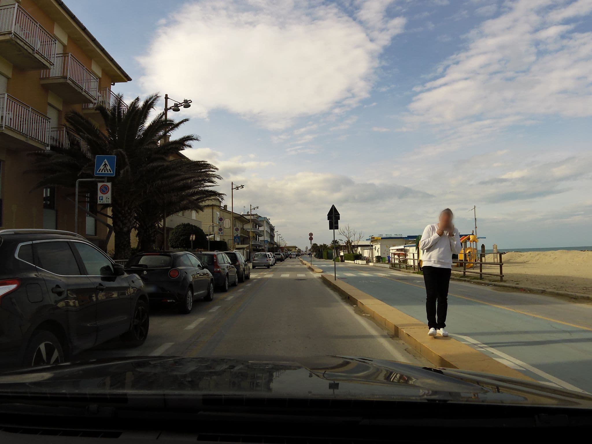 Street view near Hotel Gabbiano, Civitanova Marche — © czmrtn (CC BY-SA · Mapillary)