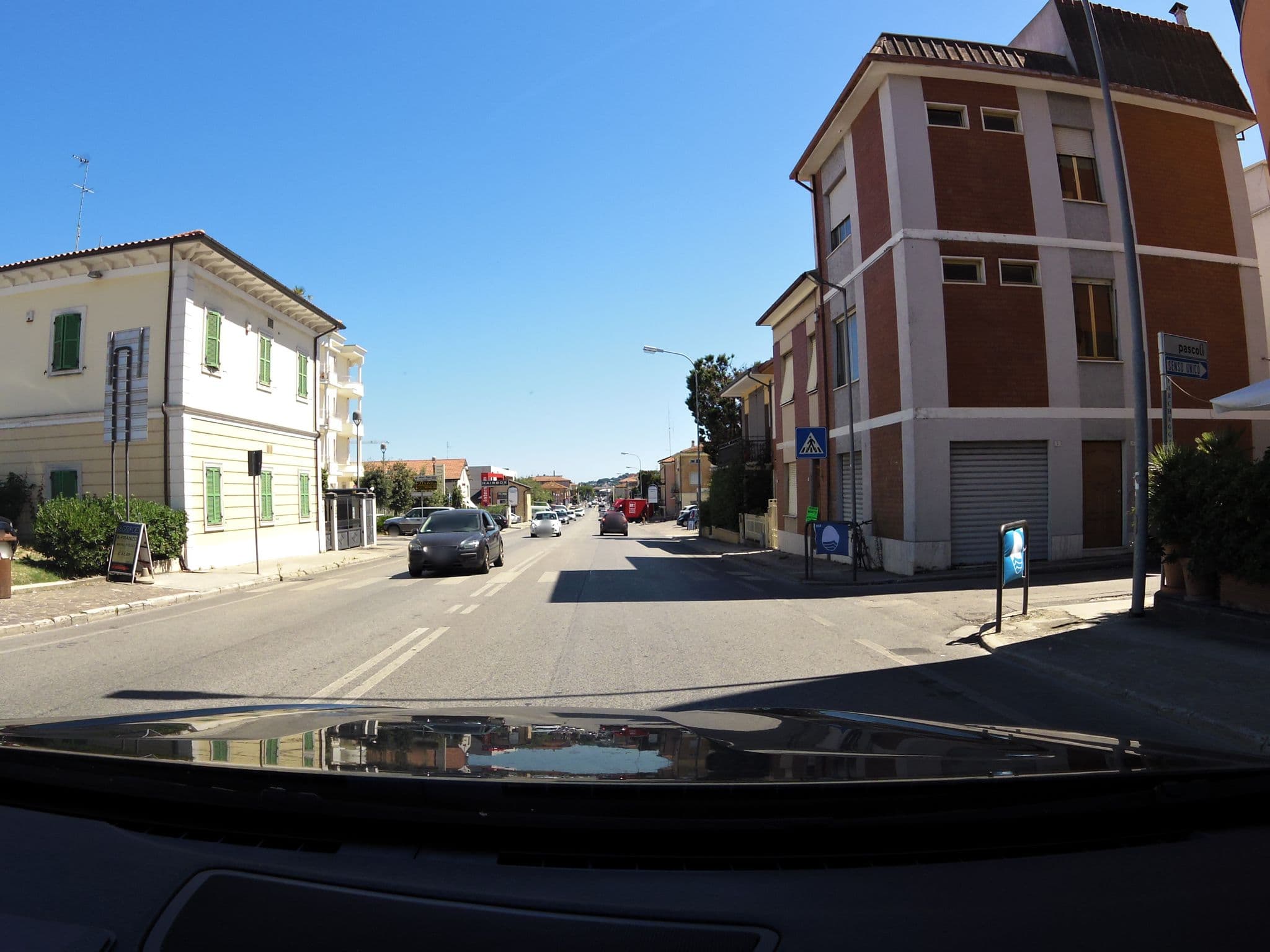 Street view near Hotel Solarium, Civitanova Marche — © czmrtn (CC BY-SA · Mapillary)