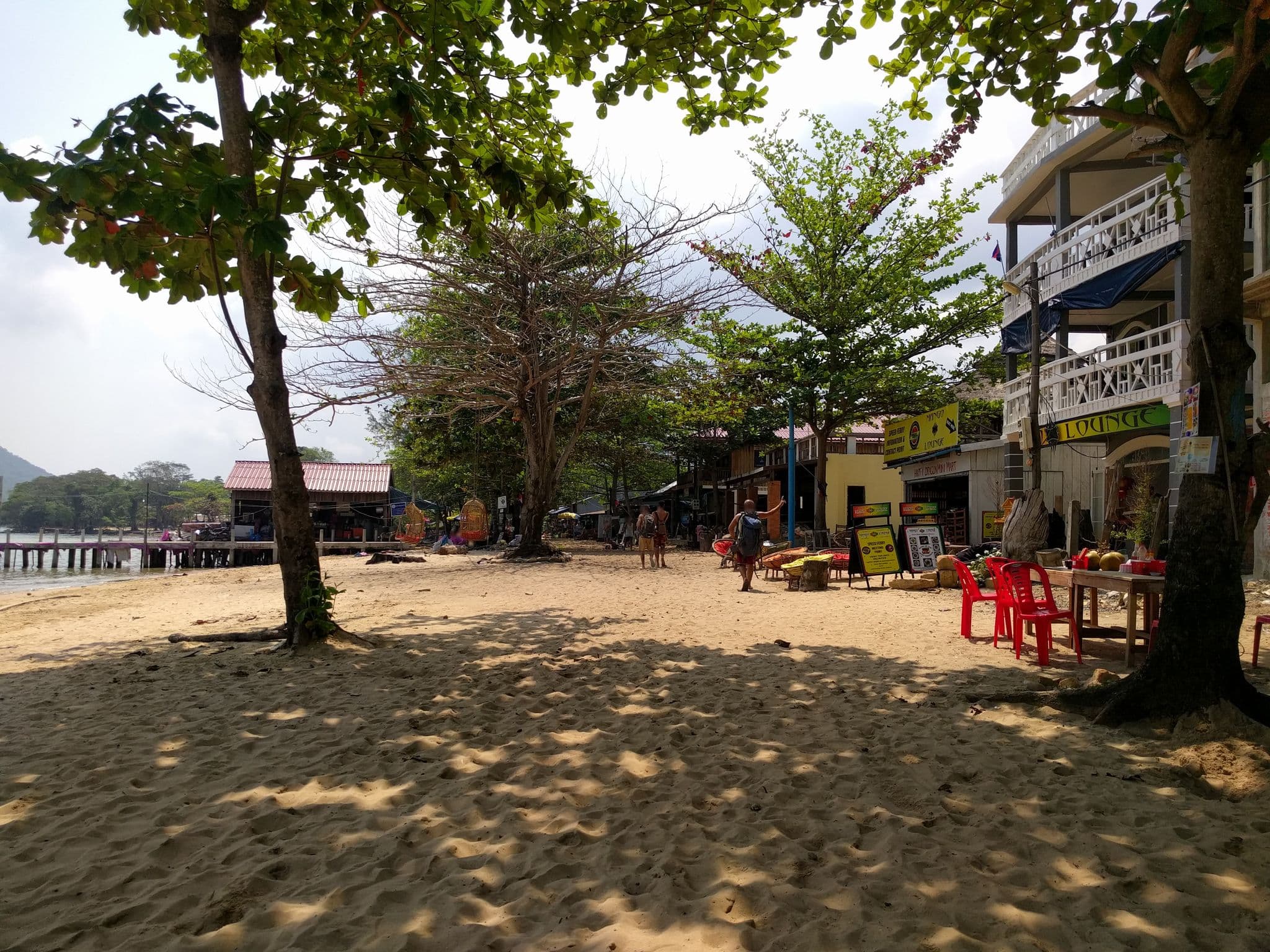 Street view near Golden Snake Guesthouse, Sihanoukville