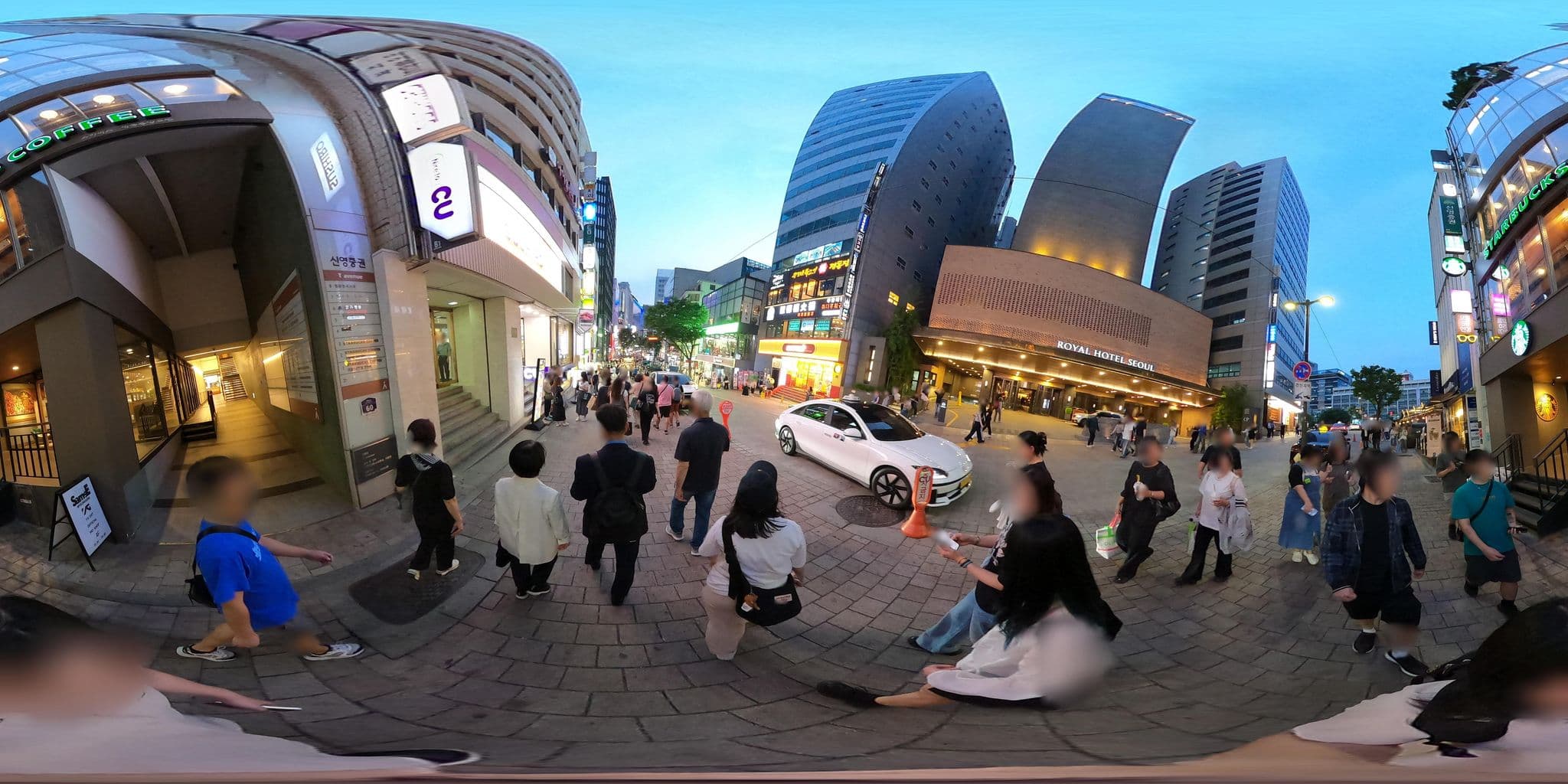 Street view near Royal Hotel Seoul, Seoul