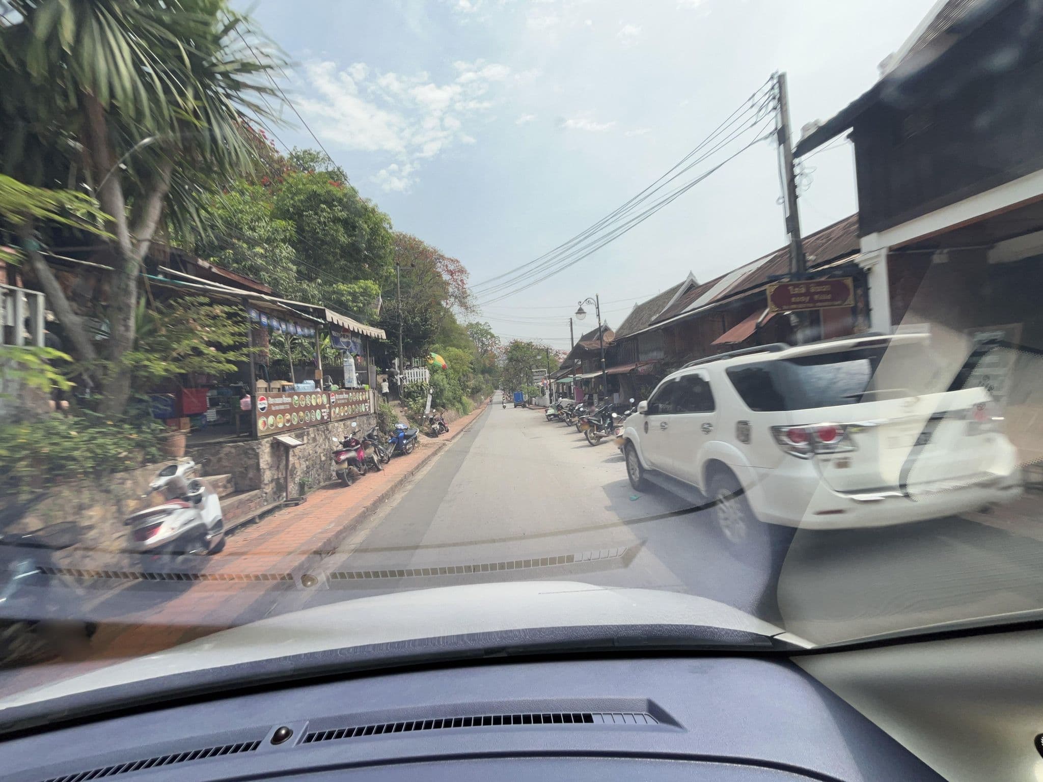 Street view near Phasit Guest House, Luang Prabang