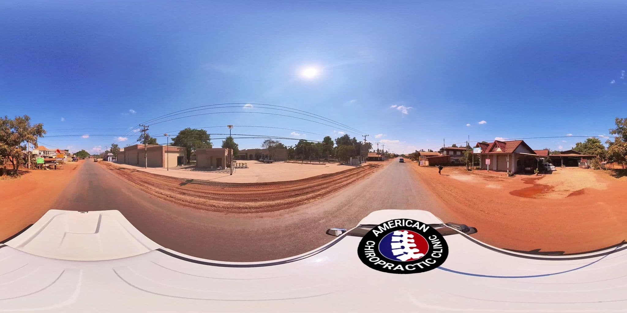 Street view near Khittiphong Guesthouse, Vientiane