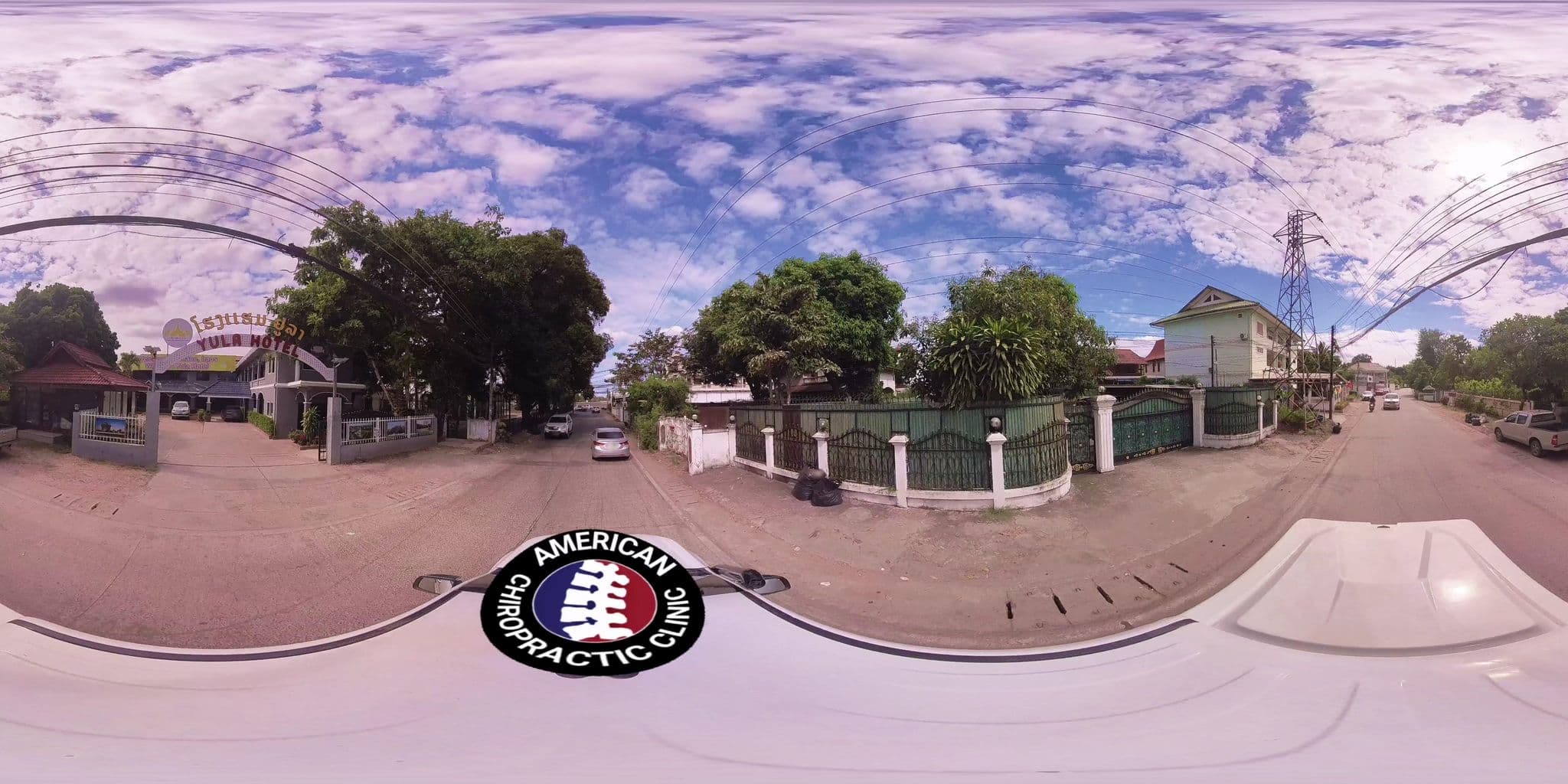 Street view near Yuna Hotel, Vientiane